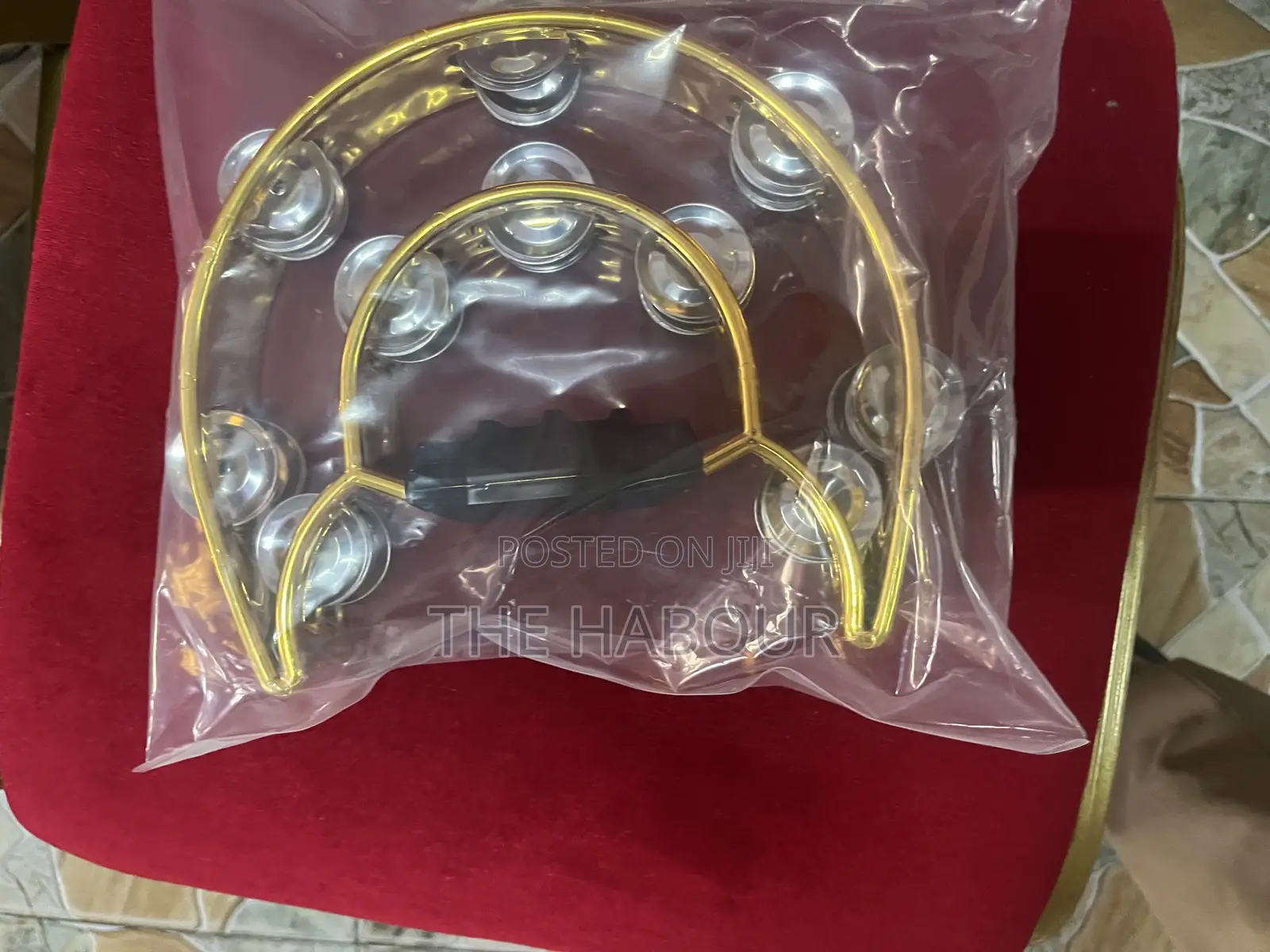 Gold Menil Tambourine