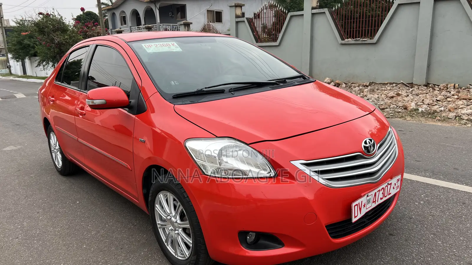 Toyota Belta 2010 Red