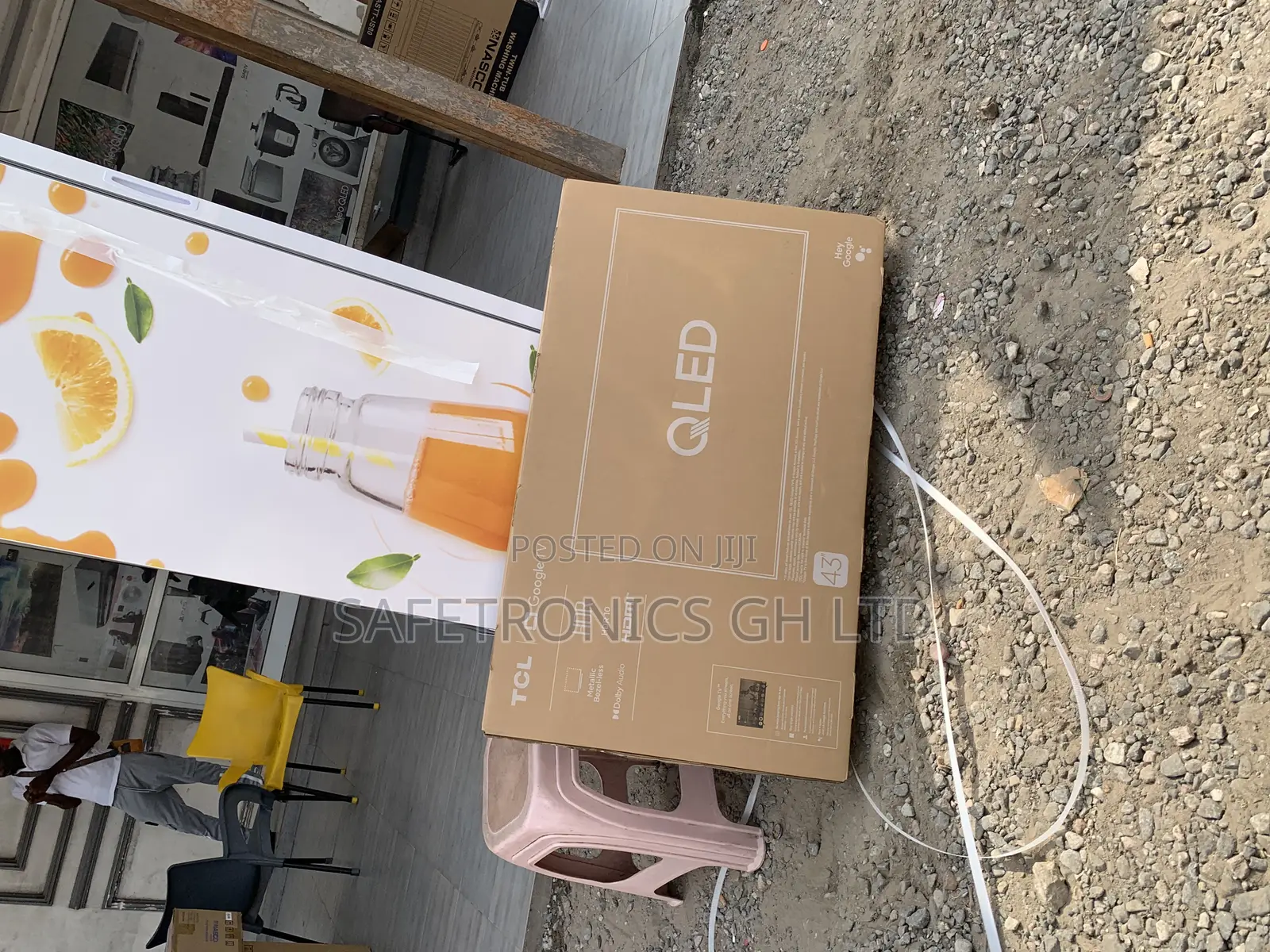 Purchase Qled 43 Inch TCL Smart Android Satellite Frameless 43s5k Tv