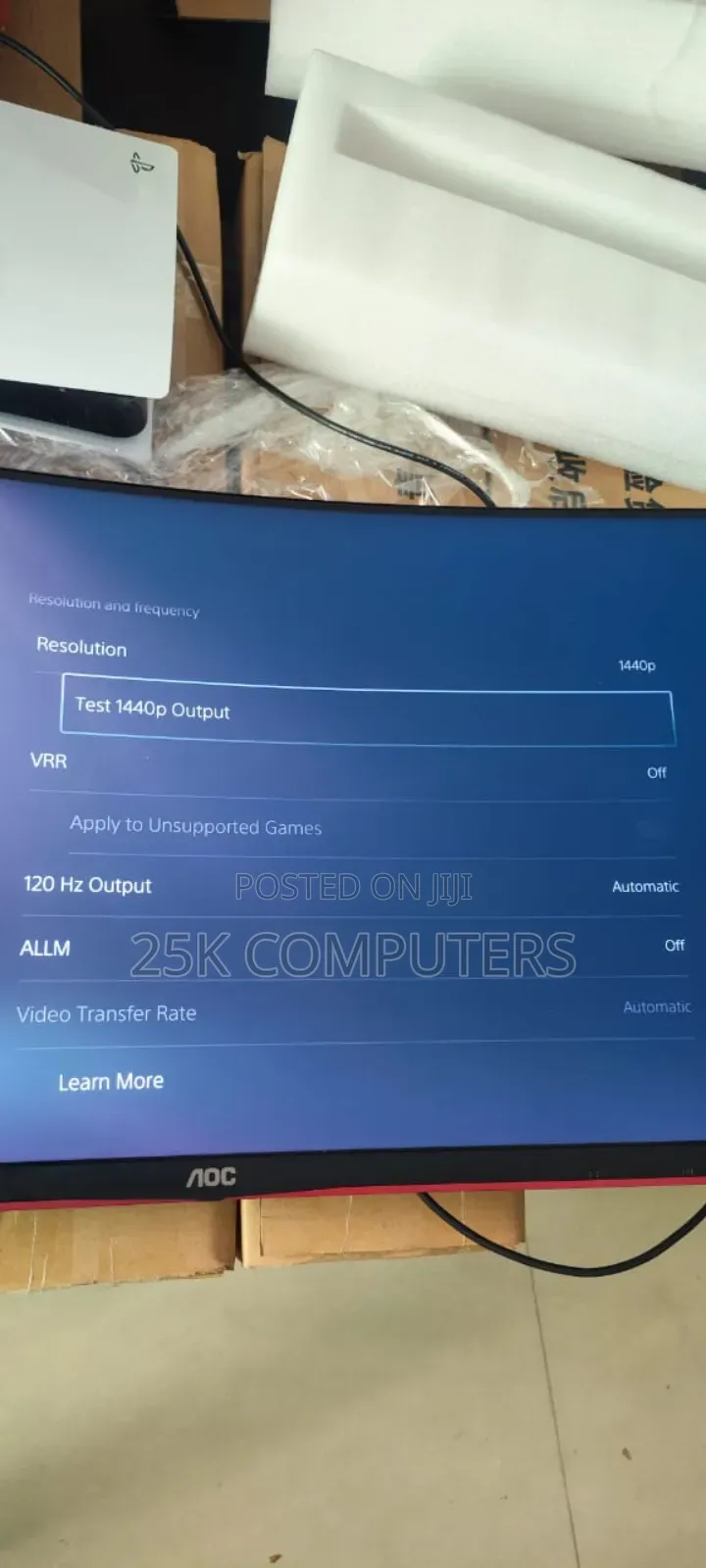 Aoc 32inch Qhd 2k Resolution 155hz Gaming Monitor