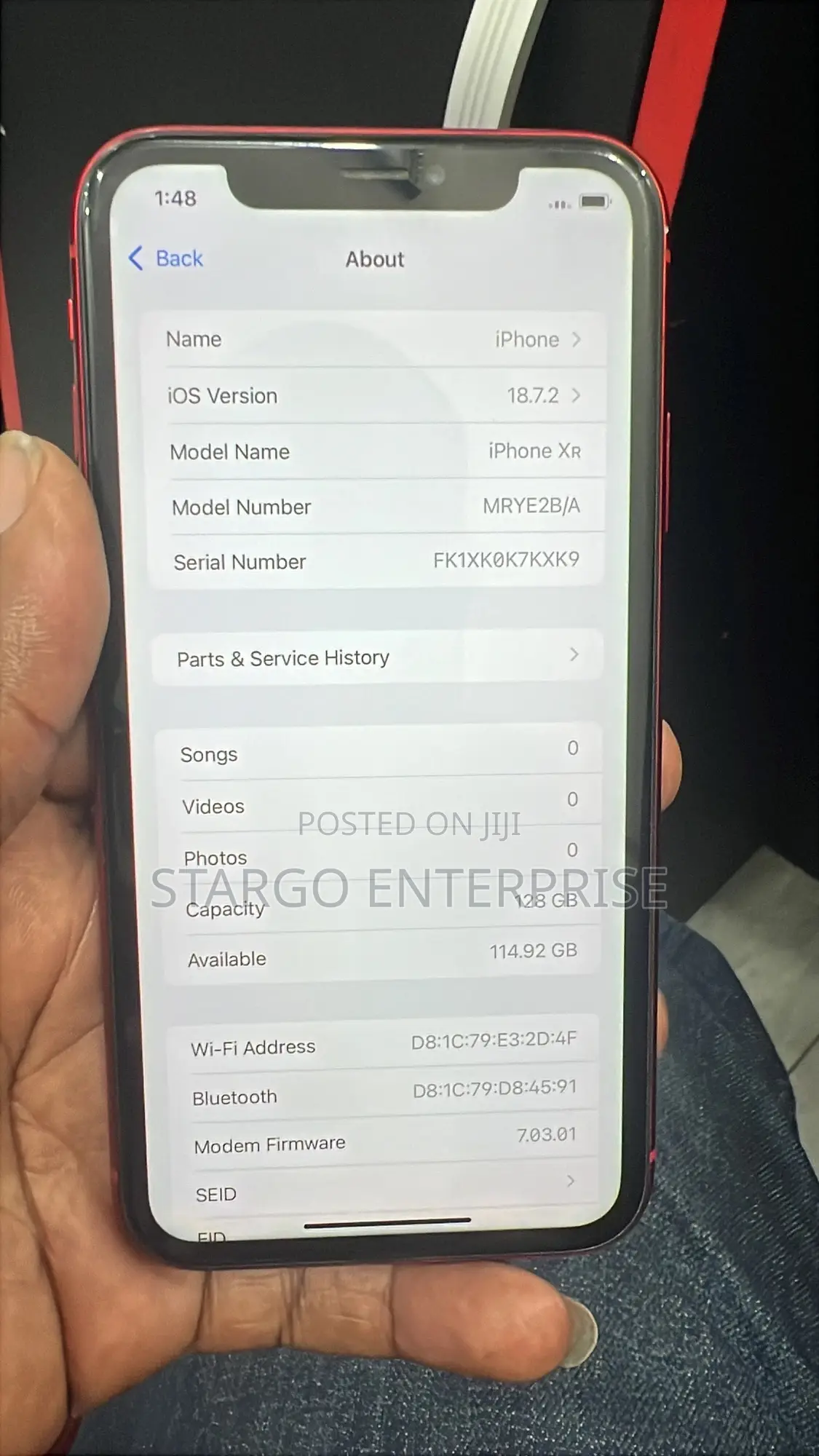 Apple iPhone XR 128 GB Red