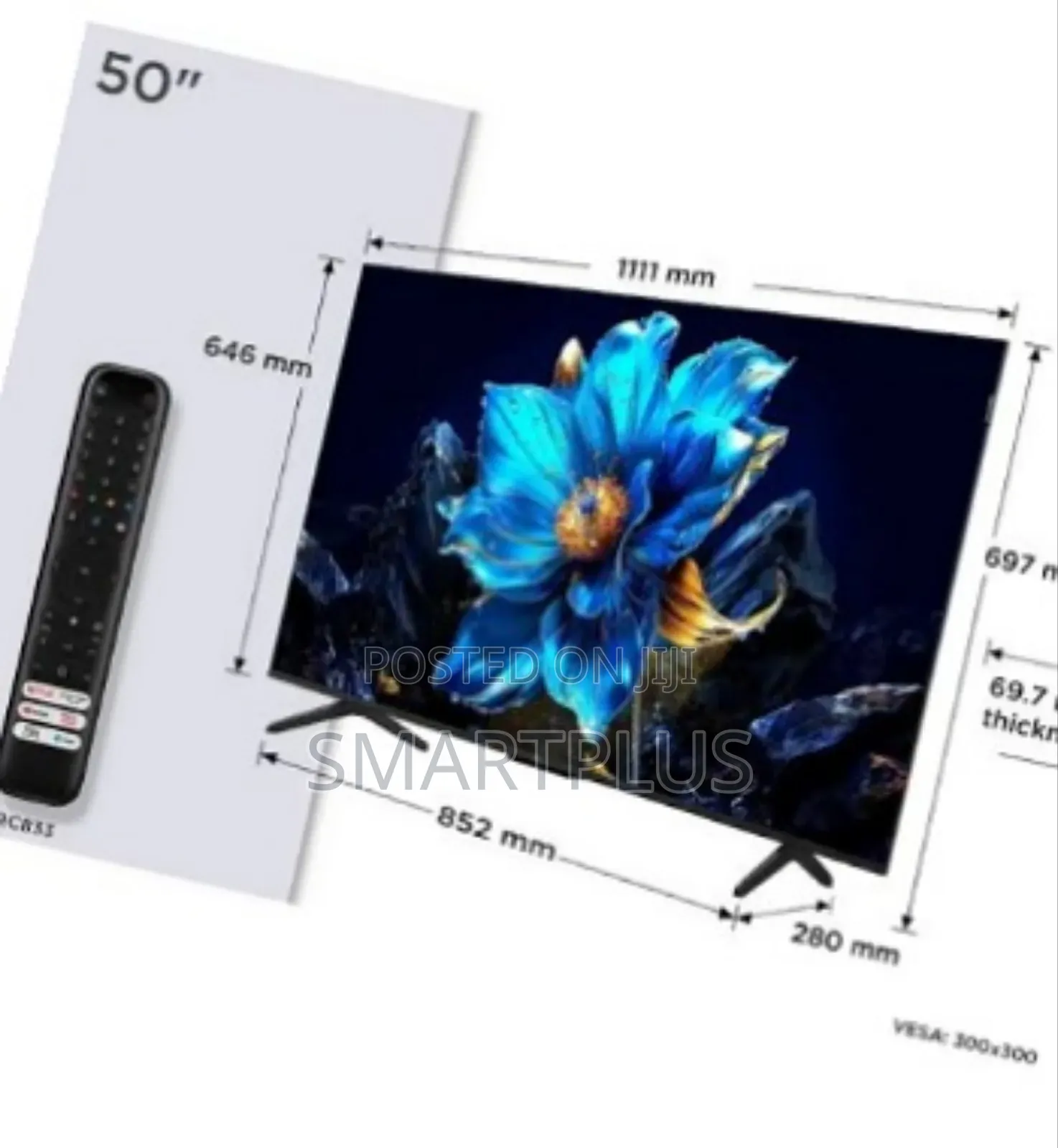 Impeccable 50 Inch TCL Smart Android Google Qled Television