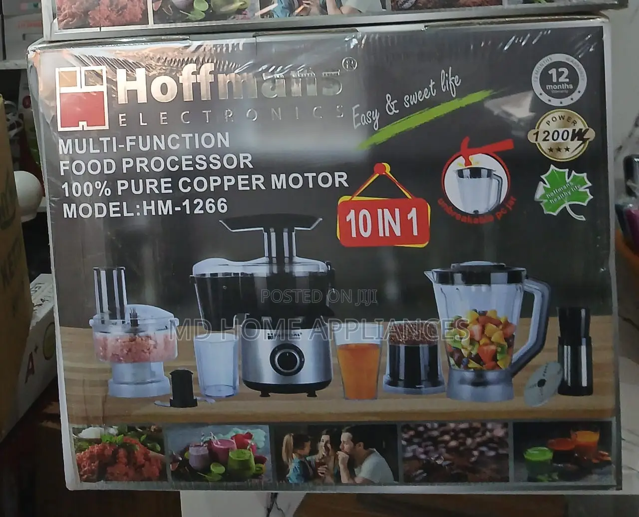 Hoffman 10 in 1 Food Processor