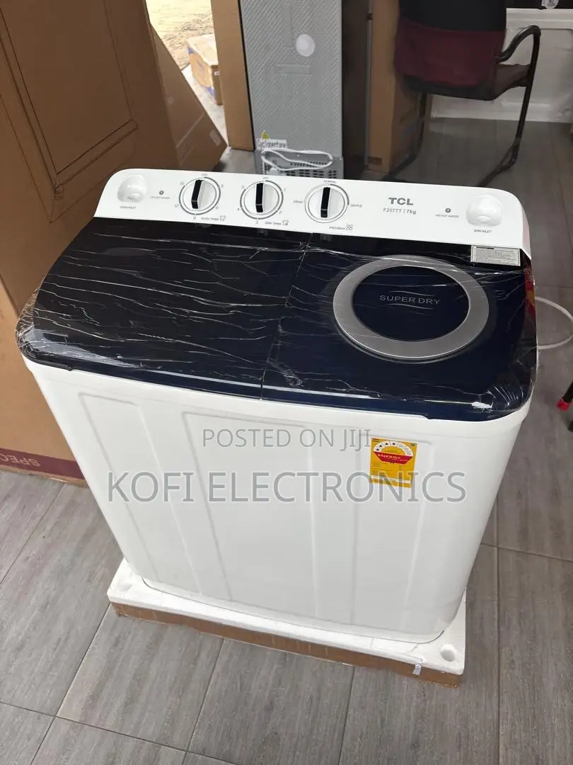 TCL 7kg Semi-Automatic Washing Machine Water-Saving Laundry Unit