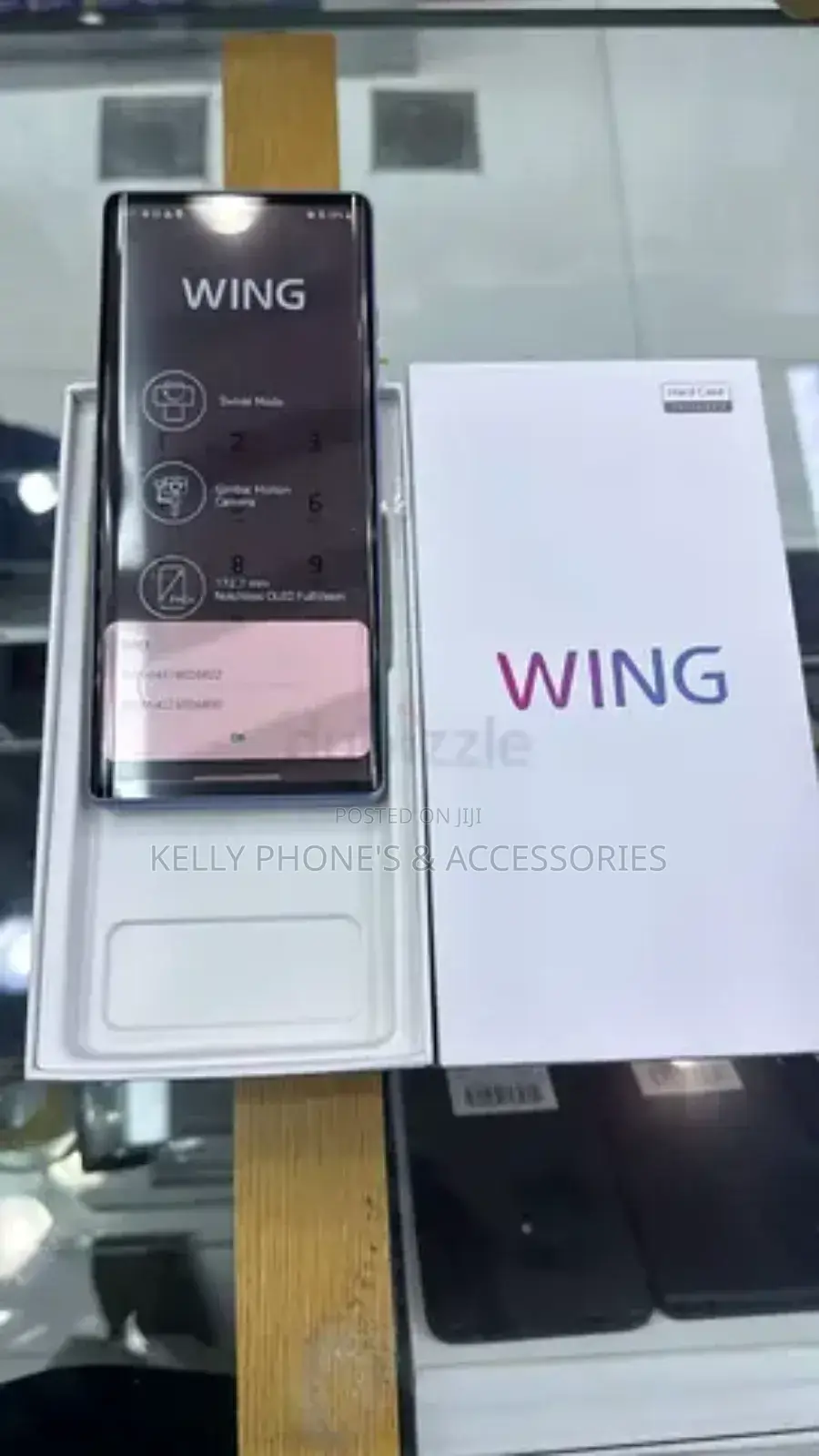 New LG Wing 5G 256 GB Black