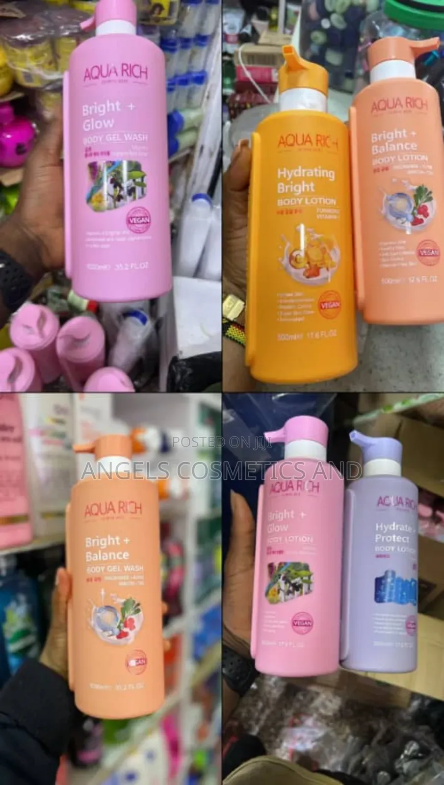 Aqua Rich Body Lotion and Shower Gel