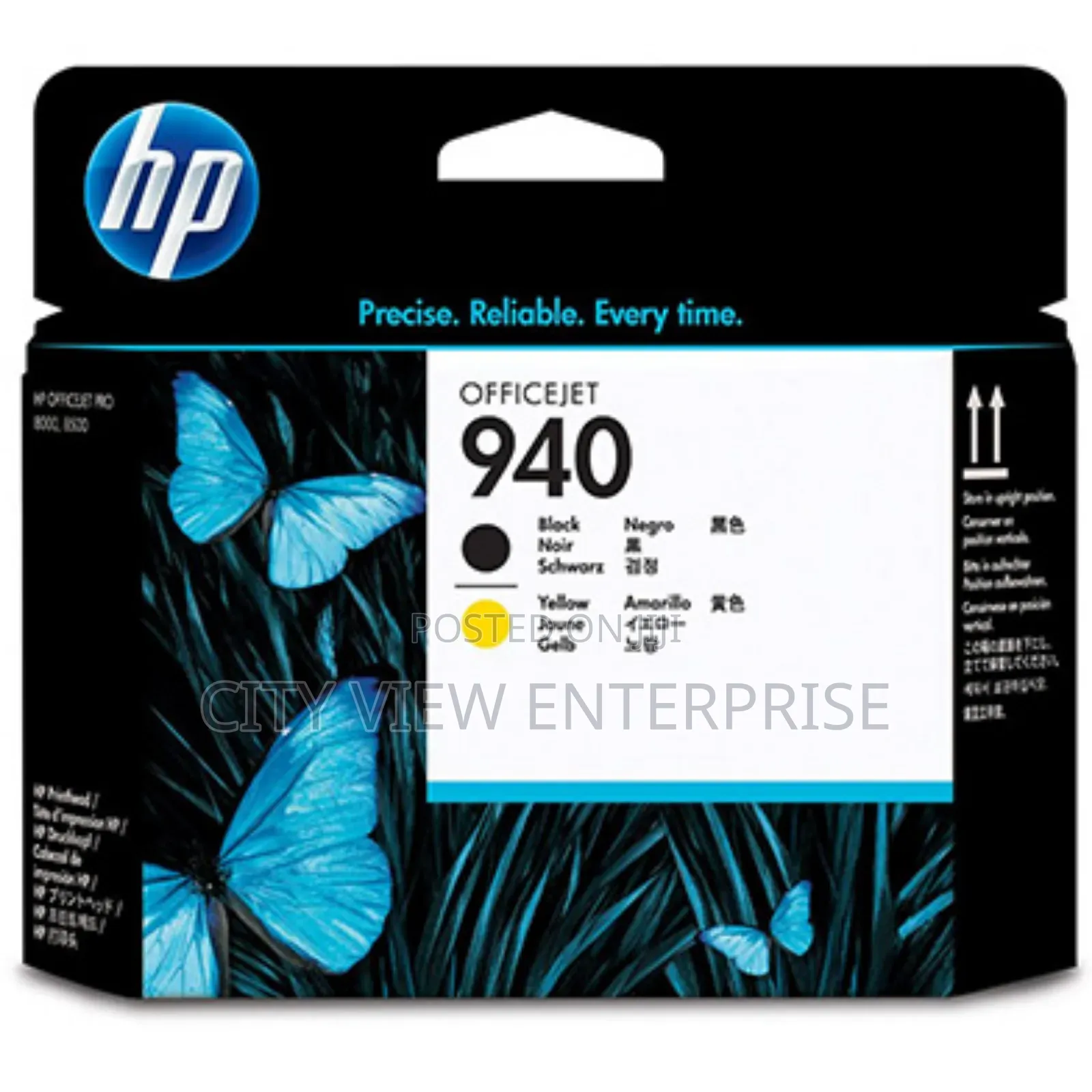 Hp Ink Officejet Black And Yellow