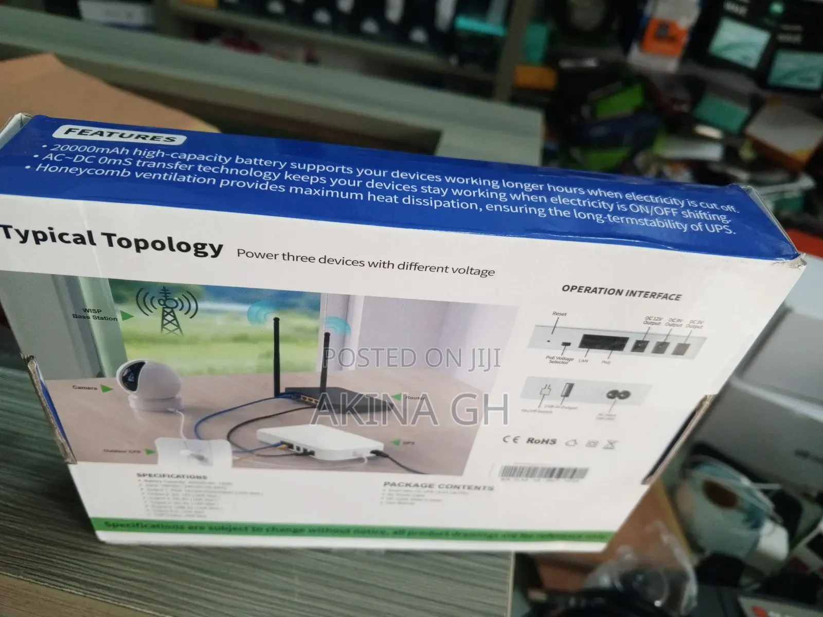 Olax Smart Mini Dc Ups 24w 20000mah