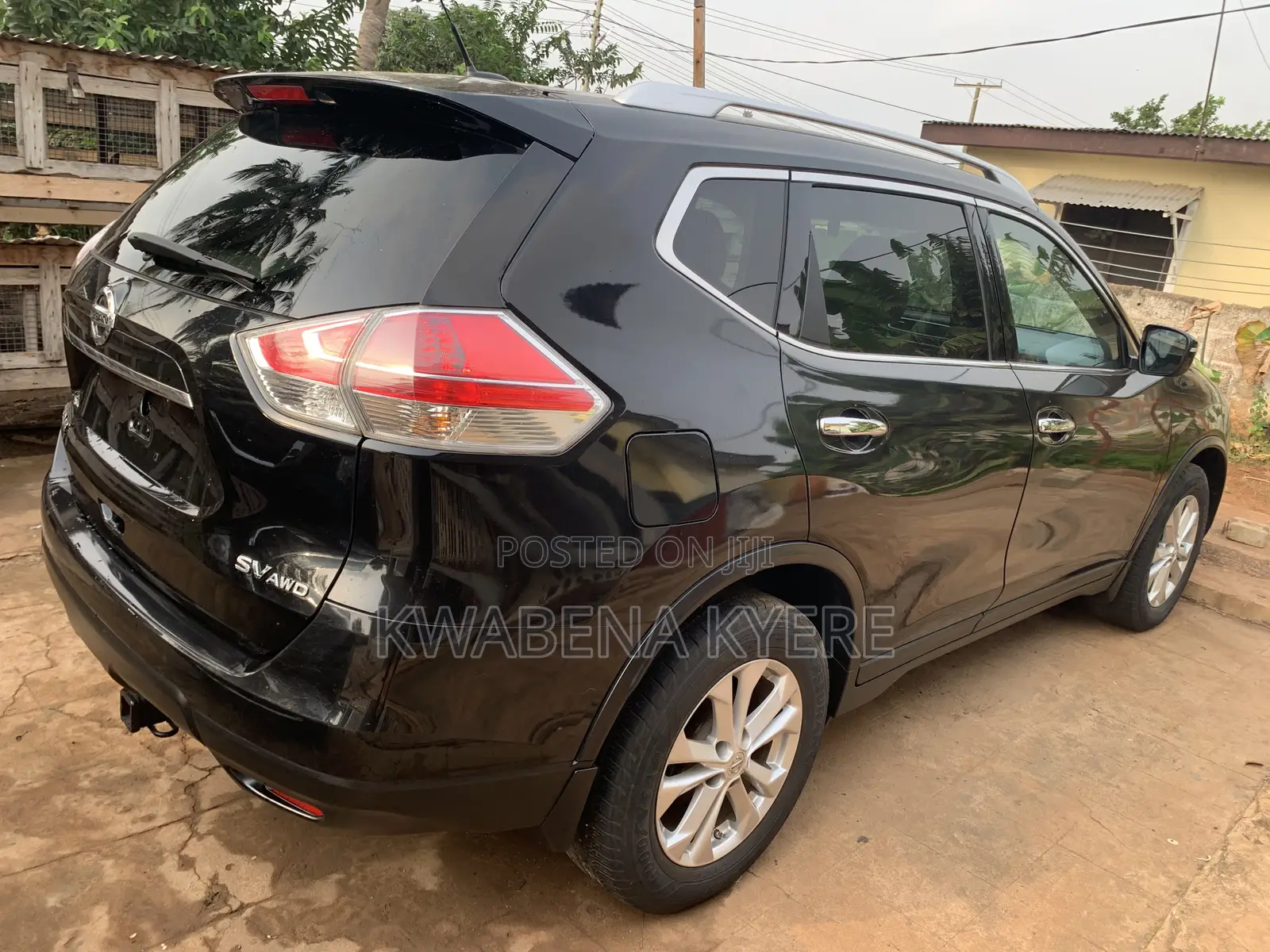 Nissan Rogue SV 4dr SUV AWD (2.5L 4cyl CVT) 2015 Black