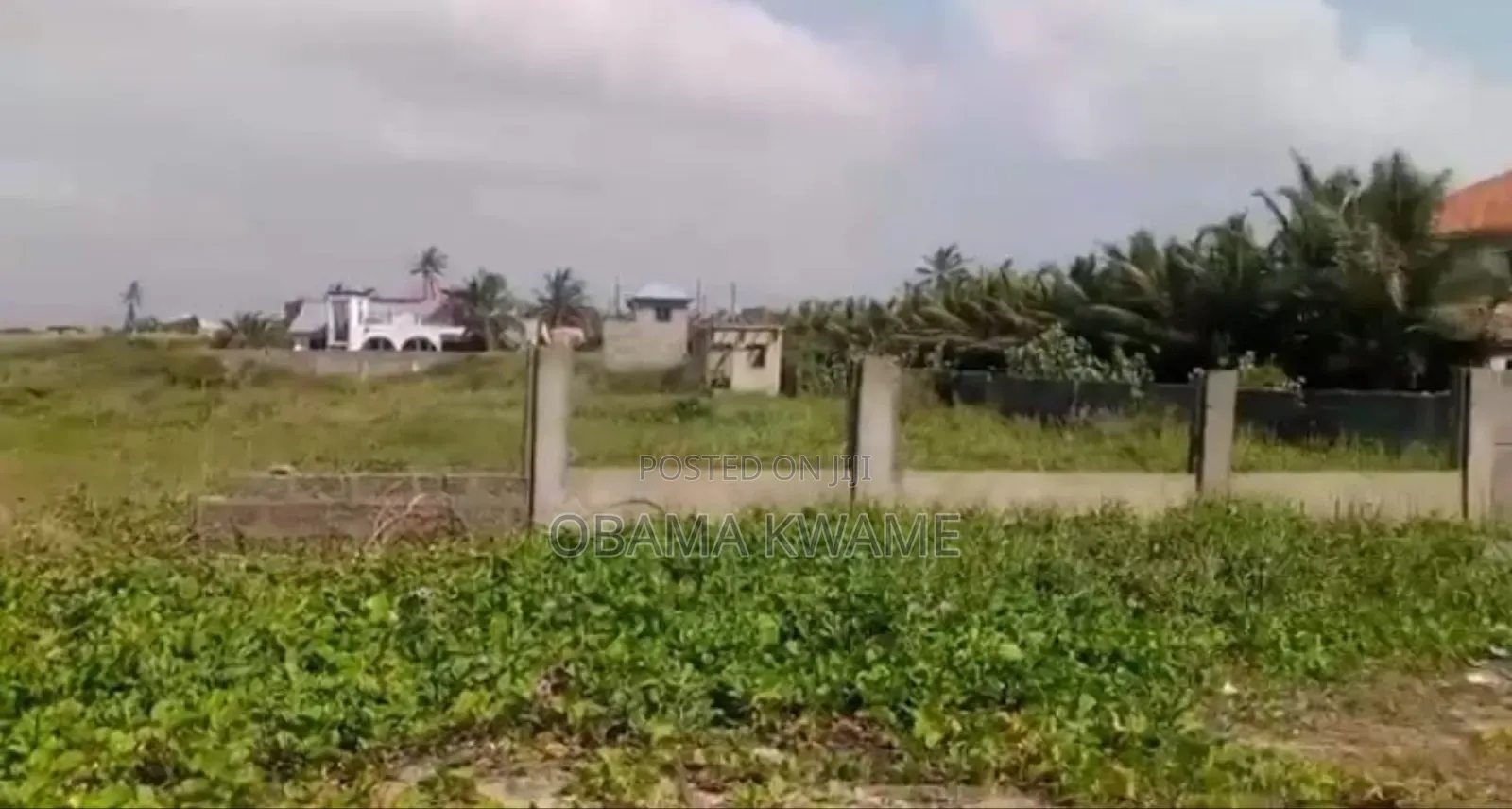 Titled 3 Acres of Beachfront Land for Sale at Prampram
