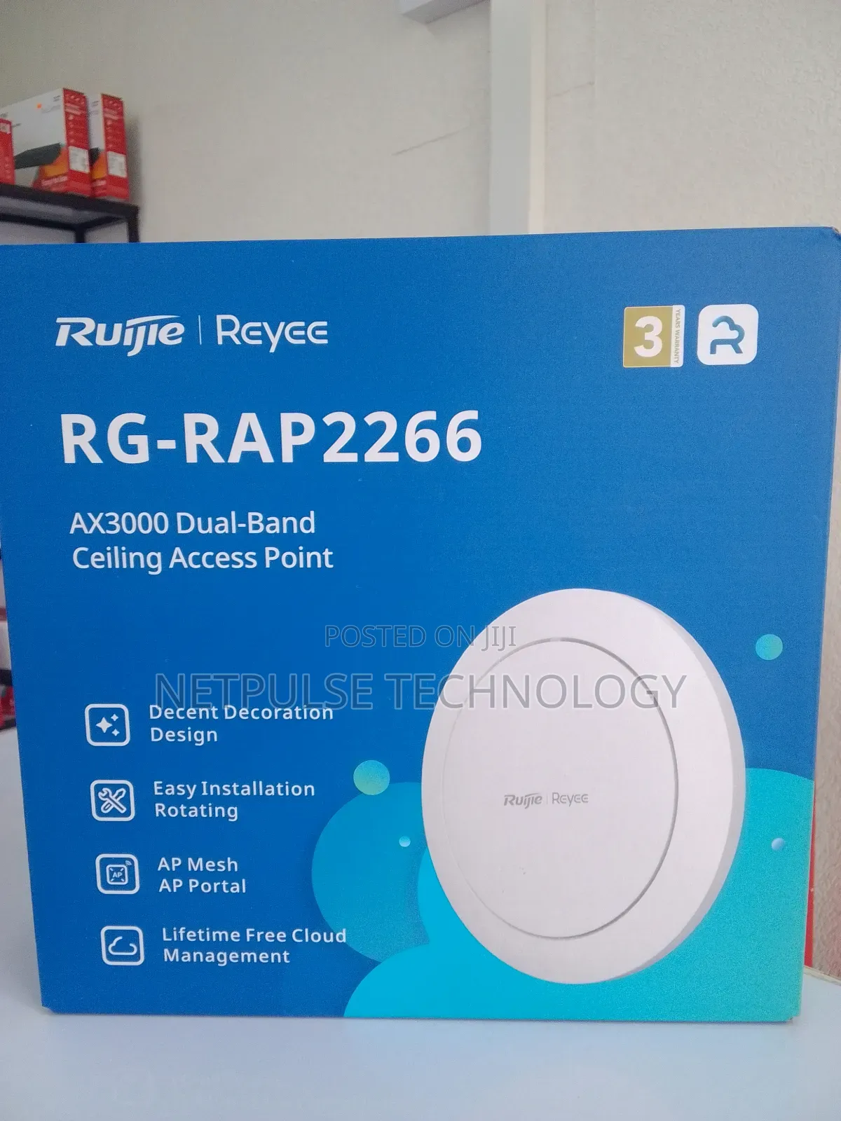 Ruijie Ax3000 Dual-Band Ceiling Access Point