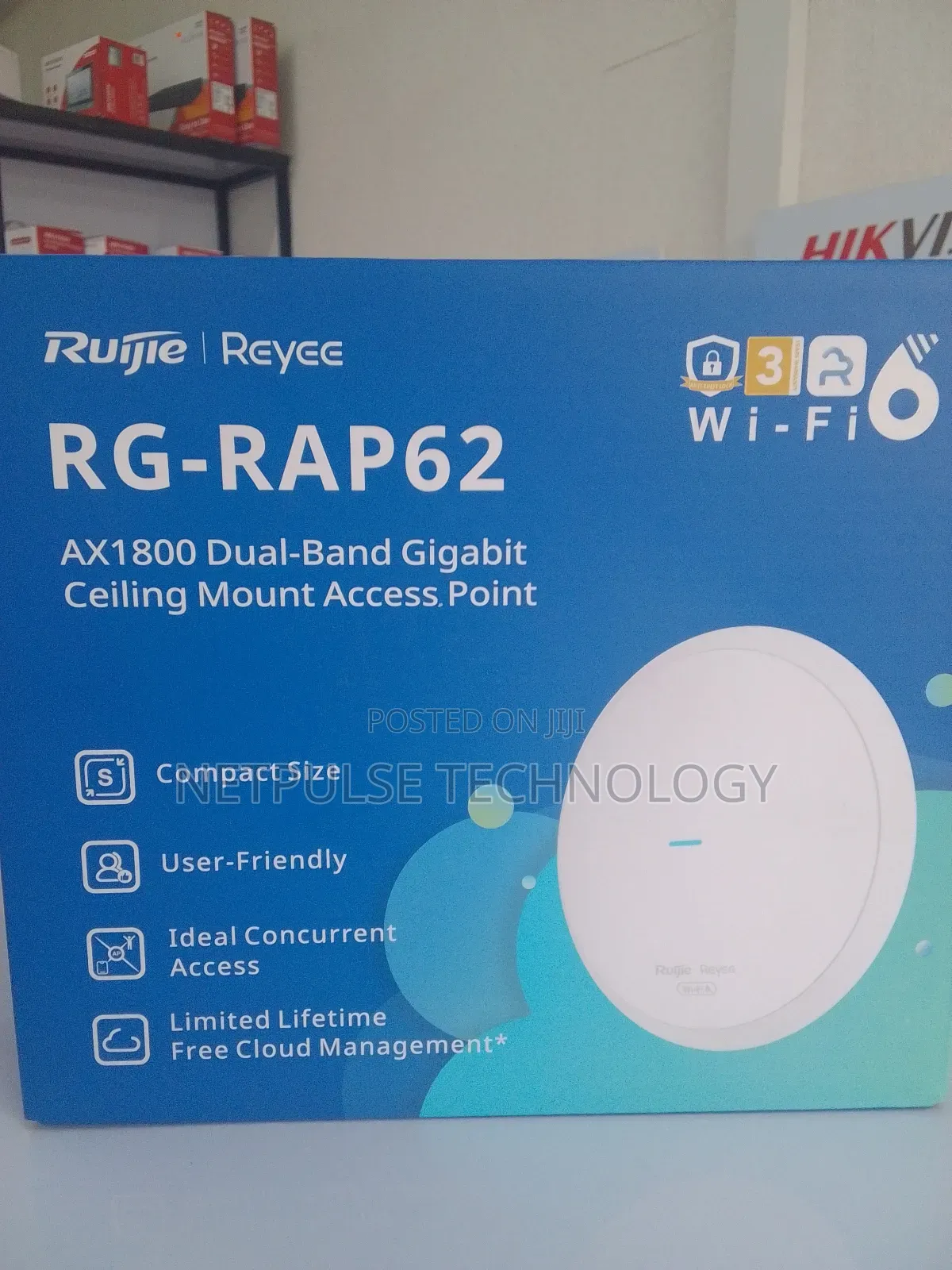 Ruijie Ax1800 Dual-Band Gigabit Ceiling Mount Access Point