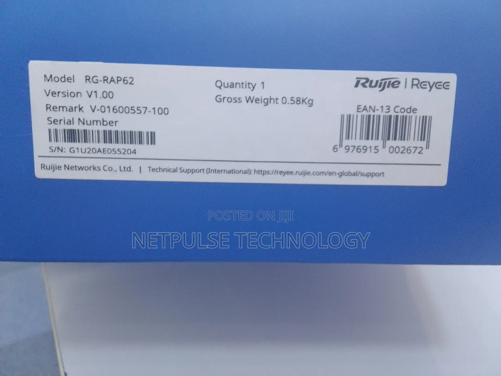 Ruijie Ax1800 Dual-Band Gigabit Ceiling Mount Access Point