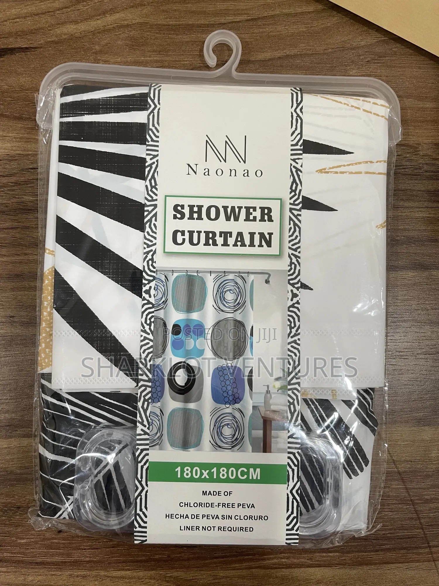 Adjustable 180x180cm Shower Curtains