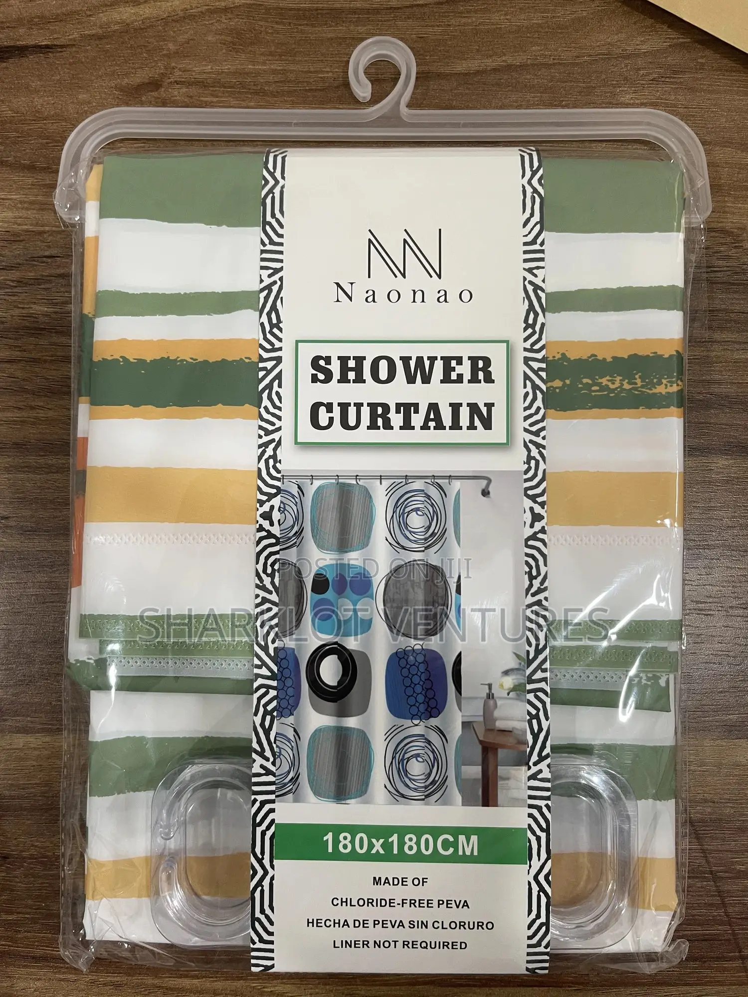 Adjustable 180x180cm Shower Curtains