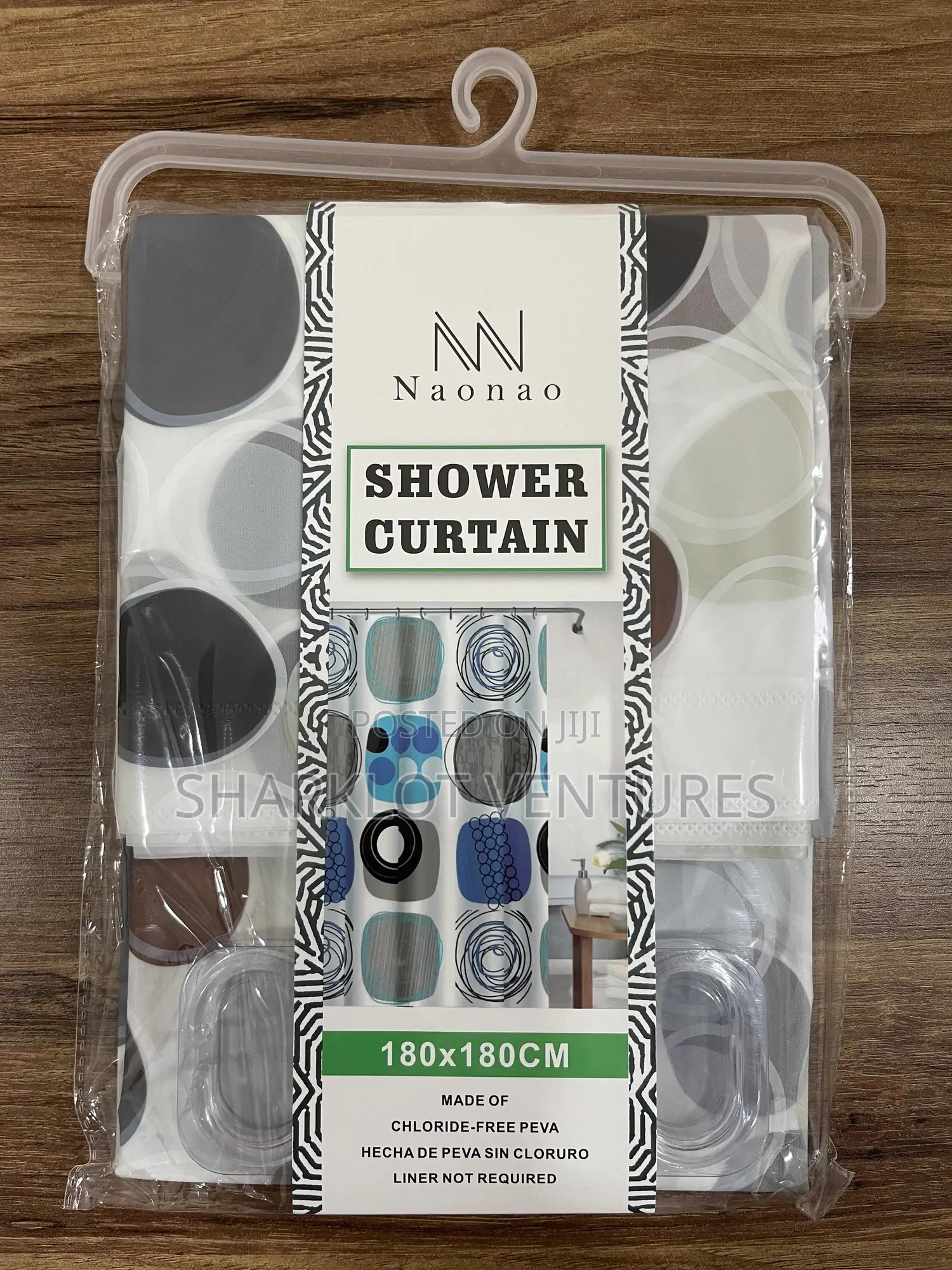 Adjustable 180x180cm Shower Curtains