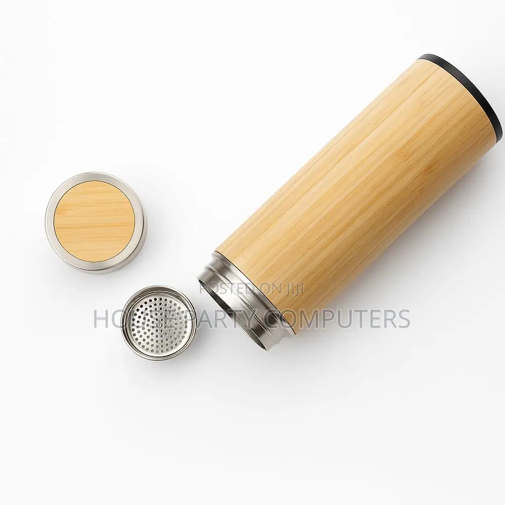 Bamboo Stainless Steel Bottle Flask 450ml