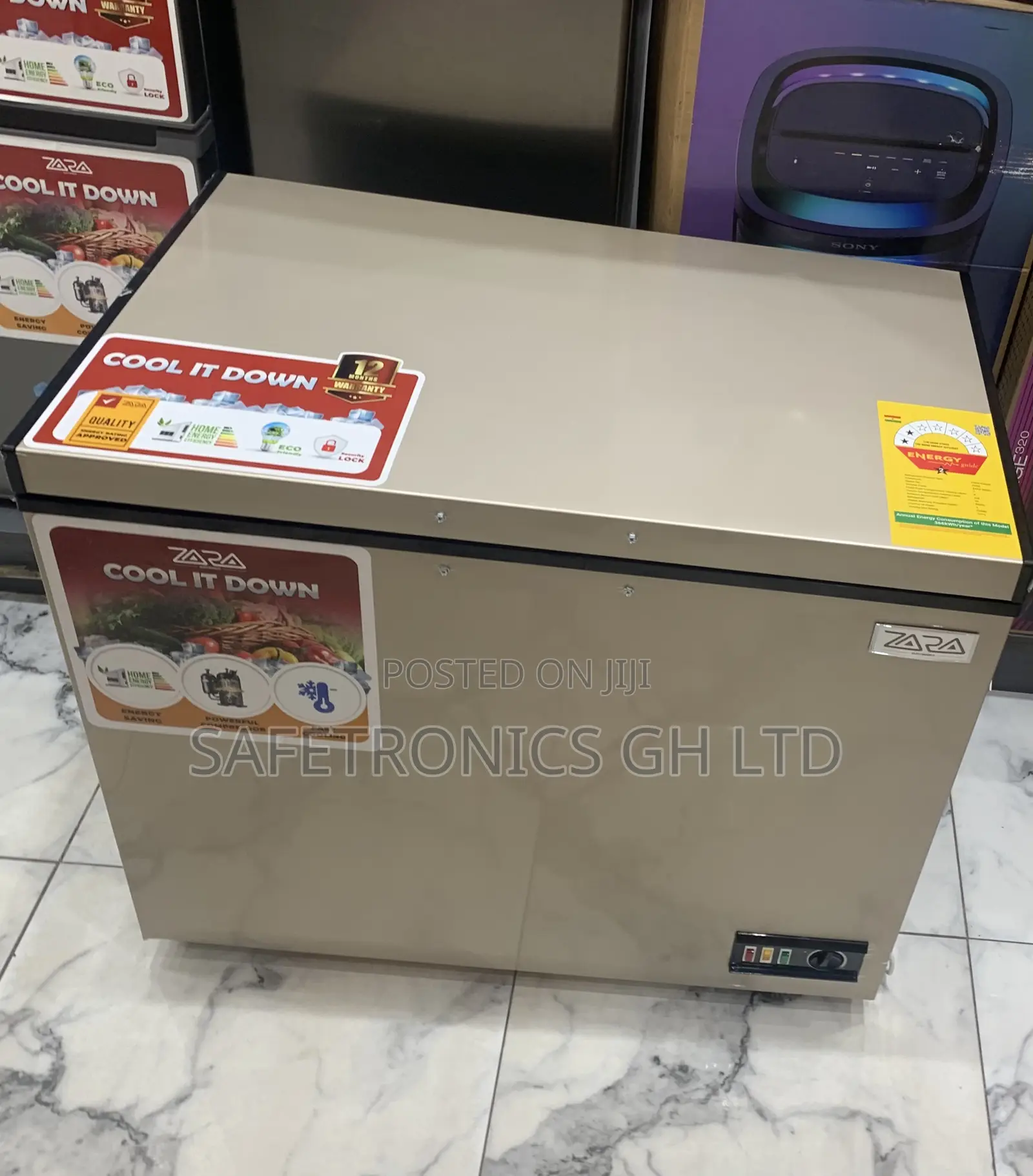 Reliable Net Reliable 238 Liters Singledoor Net Gold Zara-300 Freezer