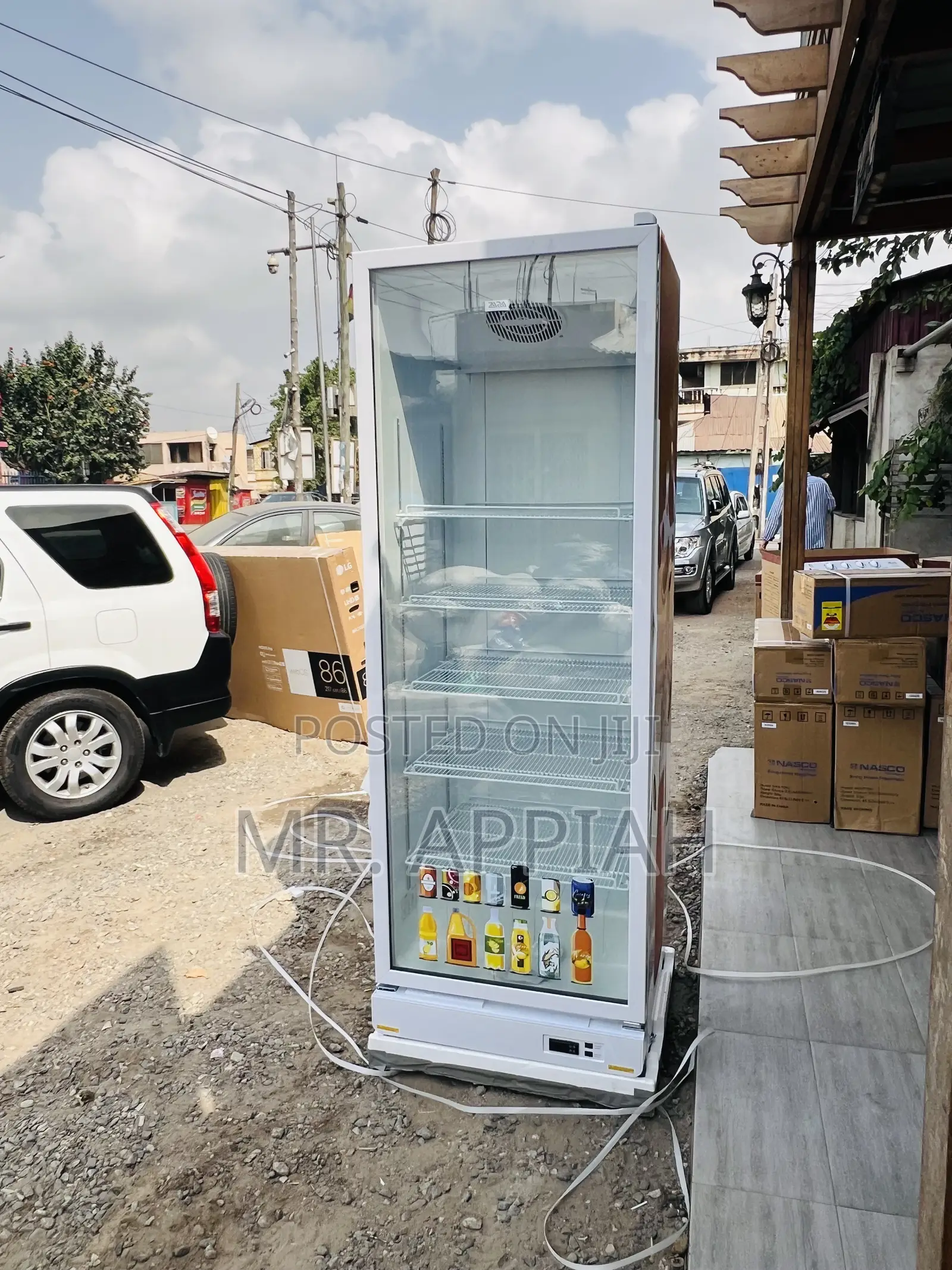 Purchase Zara-600dfg Single Glass Door Beverage Cooler(591l).