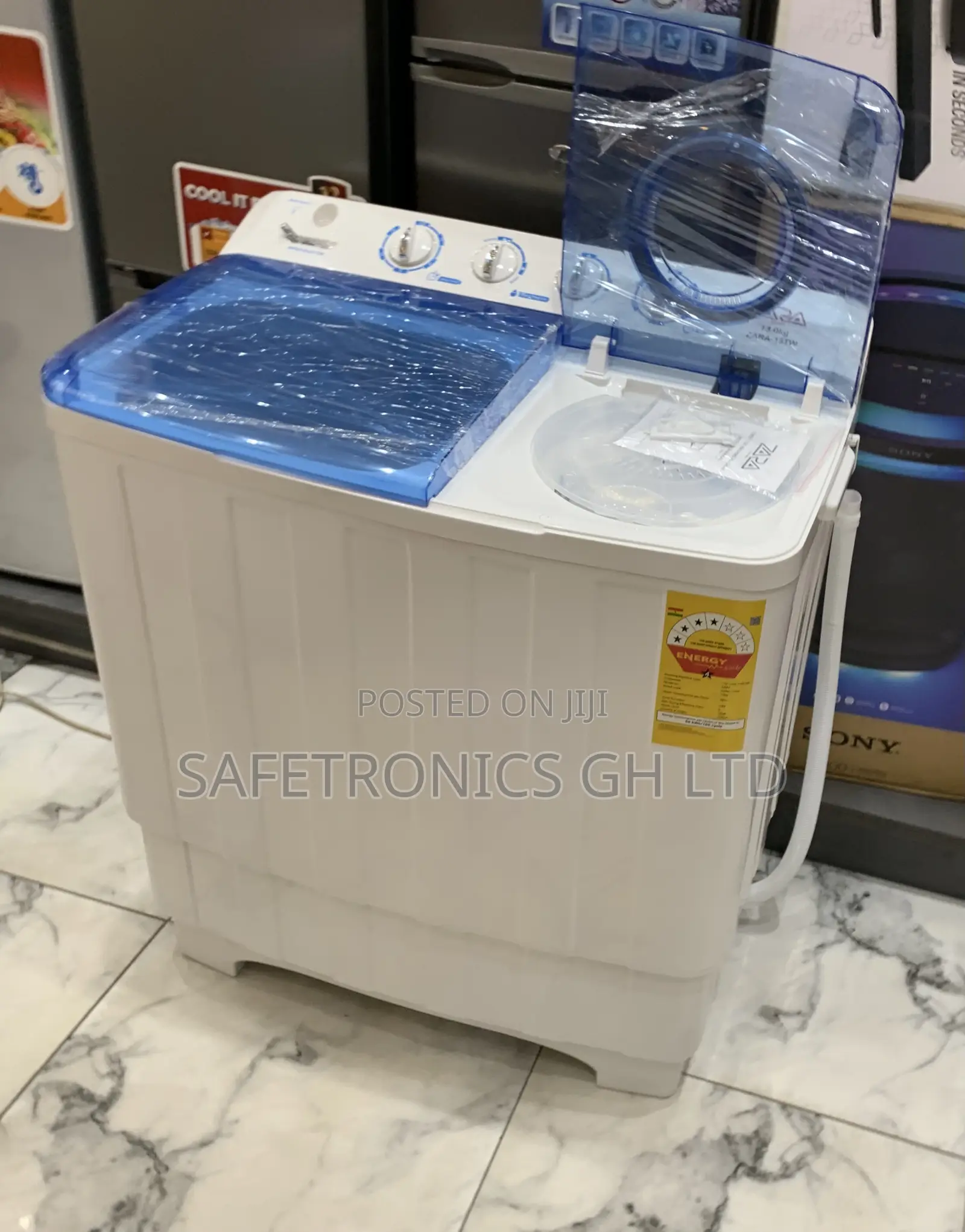 Just Purchase Zara-13tw Semiautomatic White Topload Washer