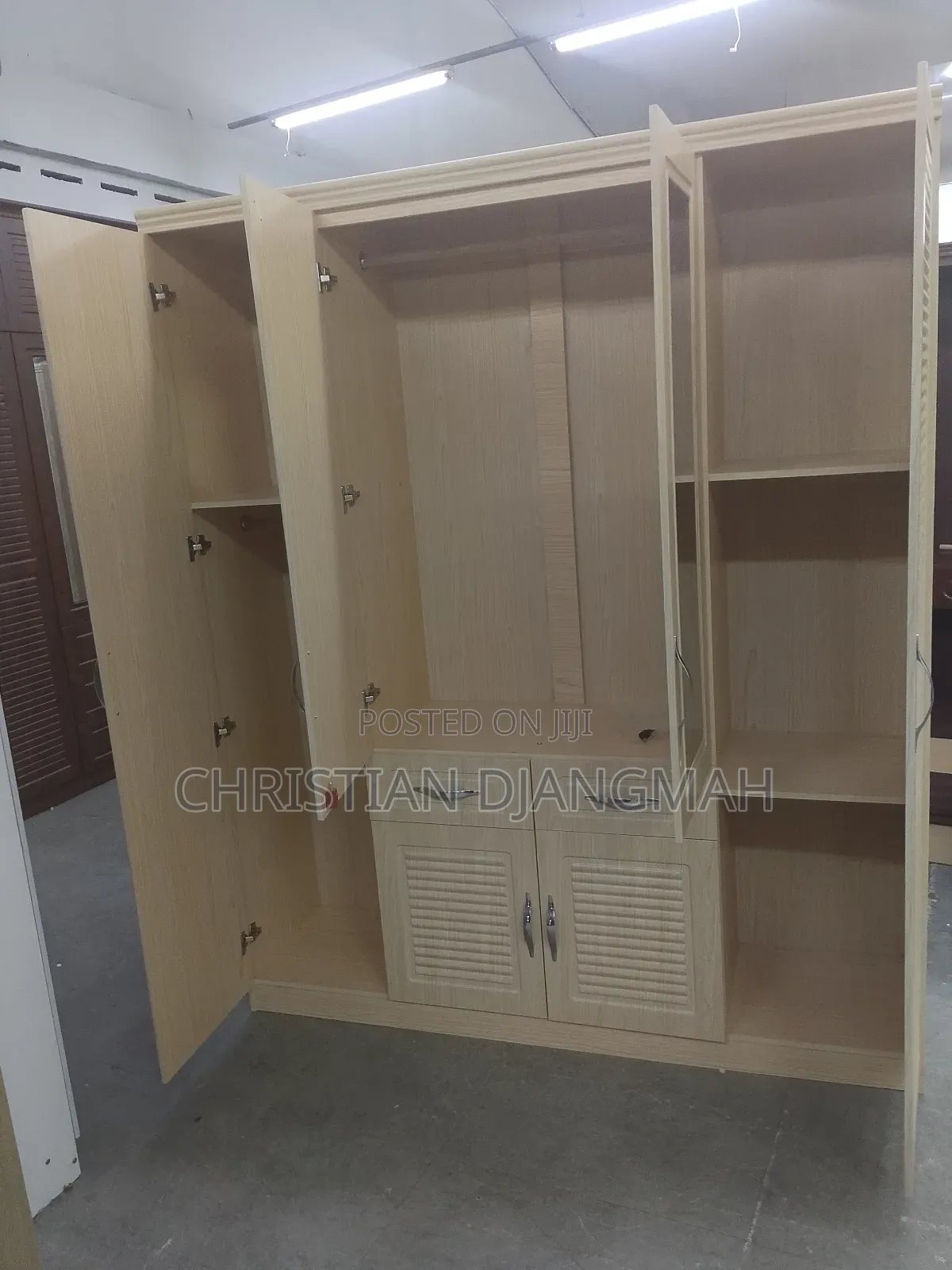 Ultra Modern 4-Door Foreign Wardrobe