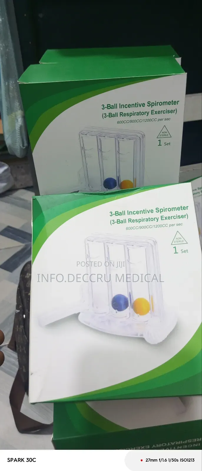 3 Ball Incentive Spirometer