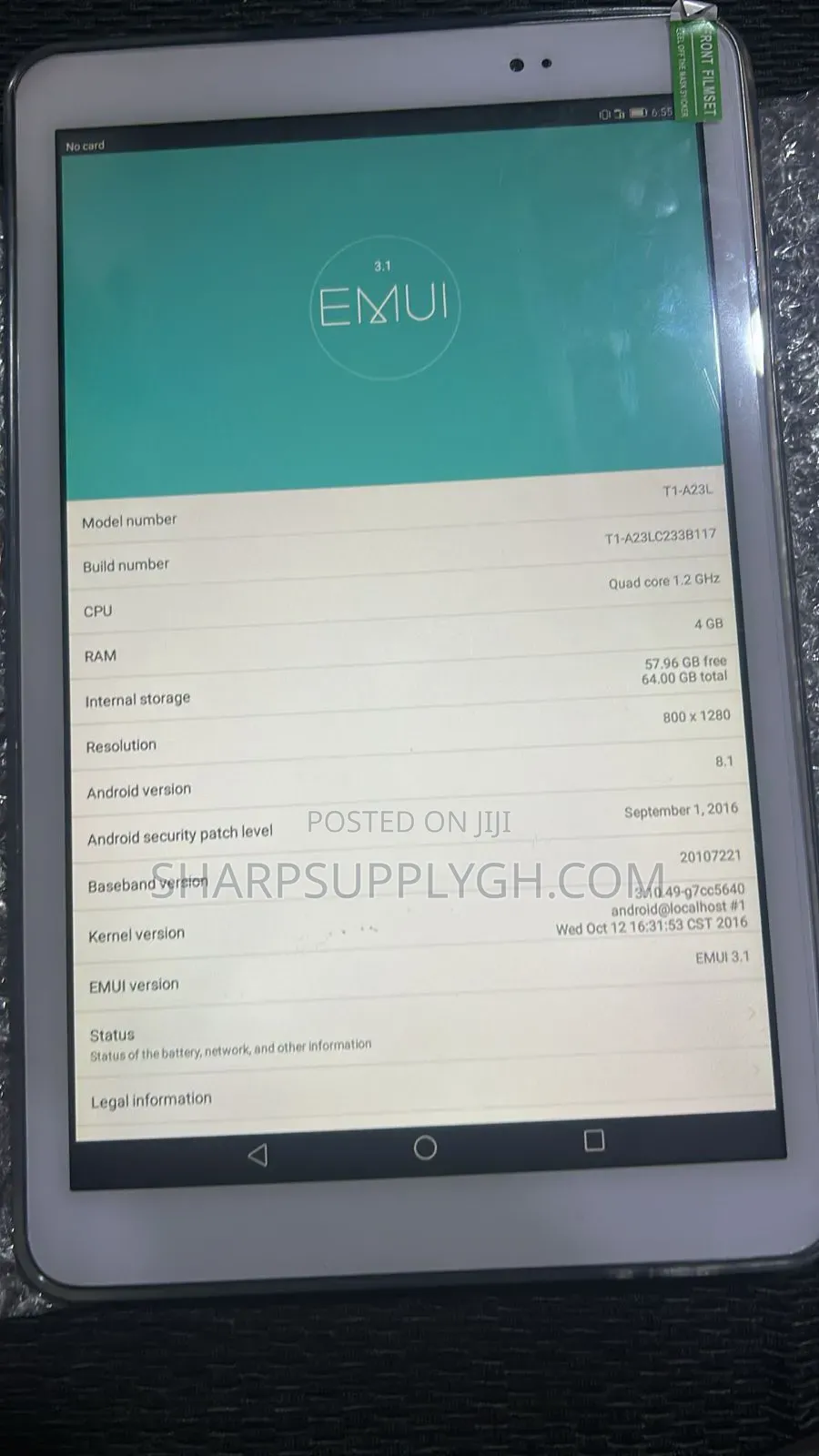 Huawei MediaPad T1 8.0 64 GB Black