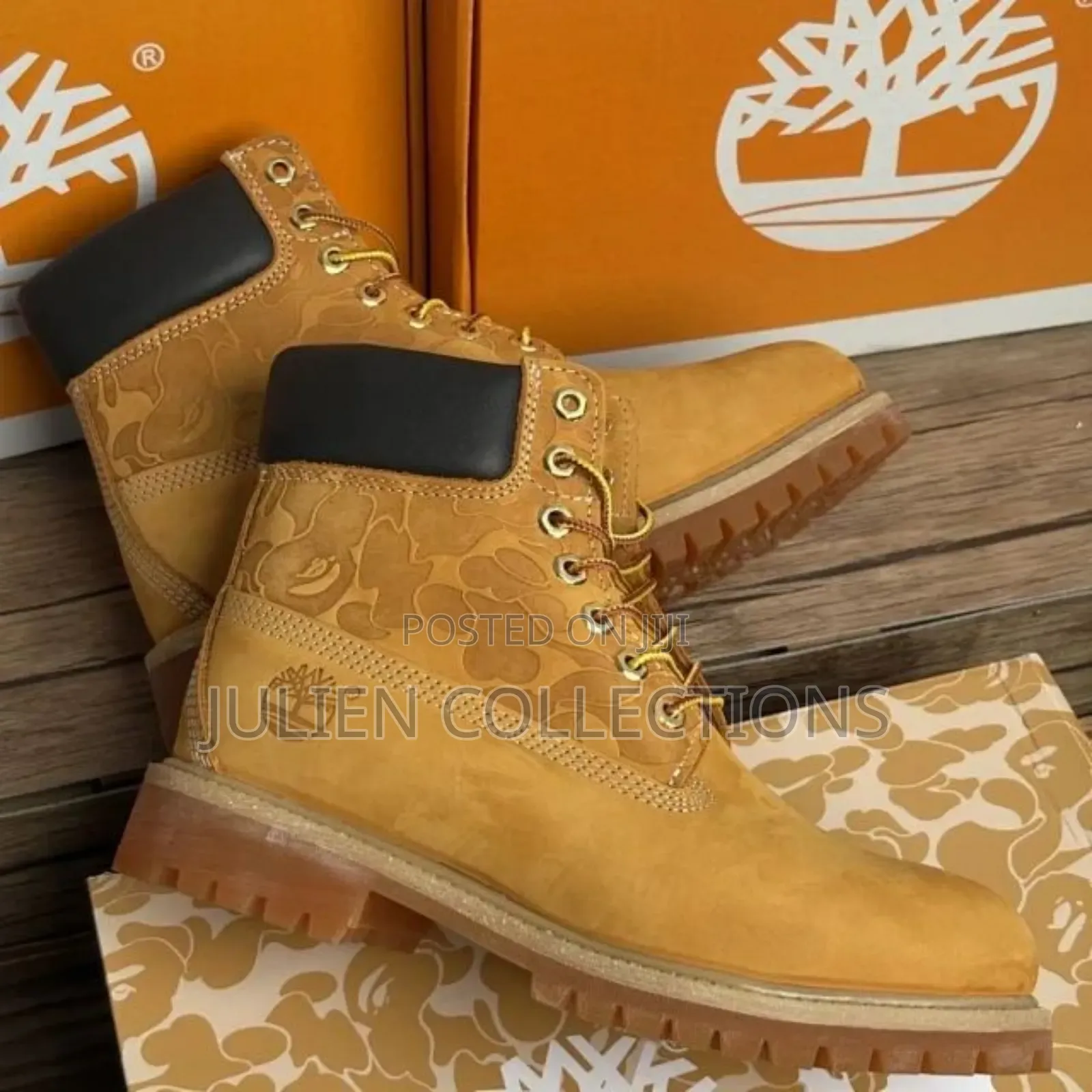 Timberland Boots Bape Brown