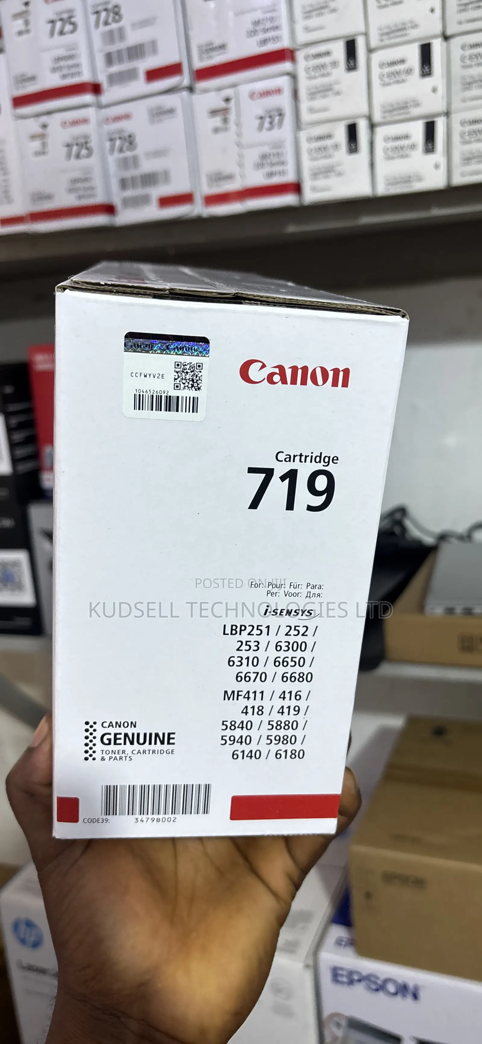 Canon Original Toner CRG-719 Black