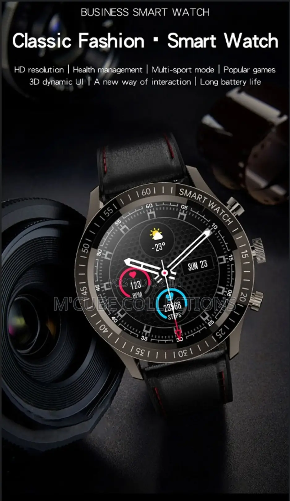 Classic Fashion Smart Watch Bw26-black