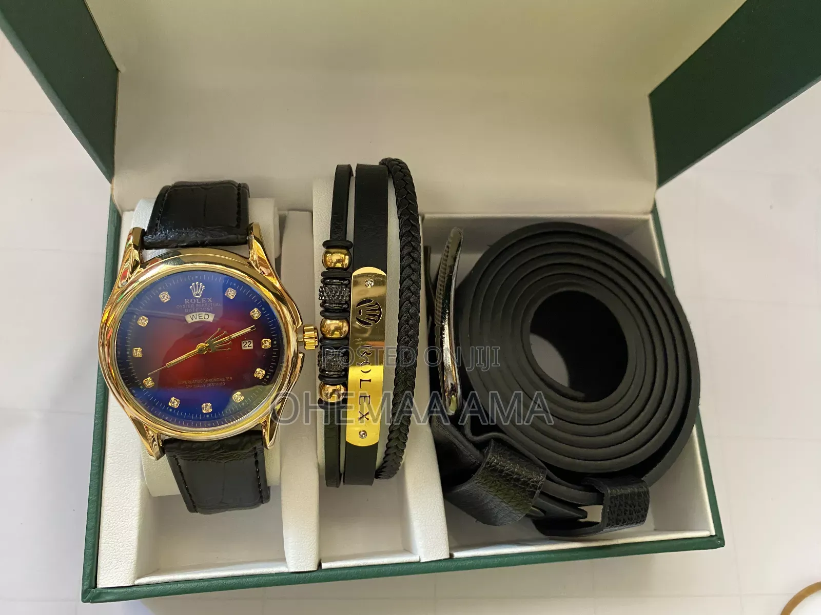 Leather Rolex Watch