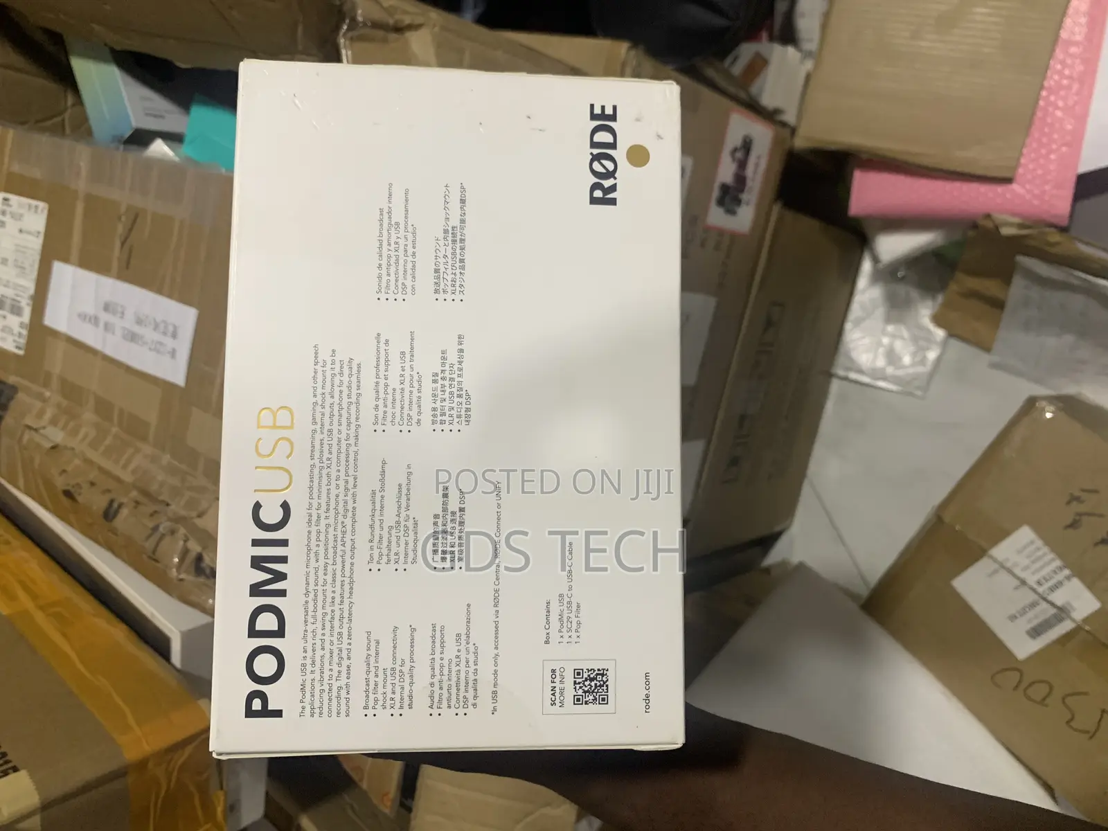 Rode Podmic Usb And Xlr Dynamic Broadcast Microphone