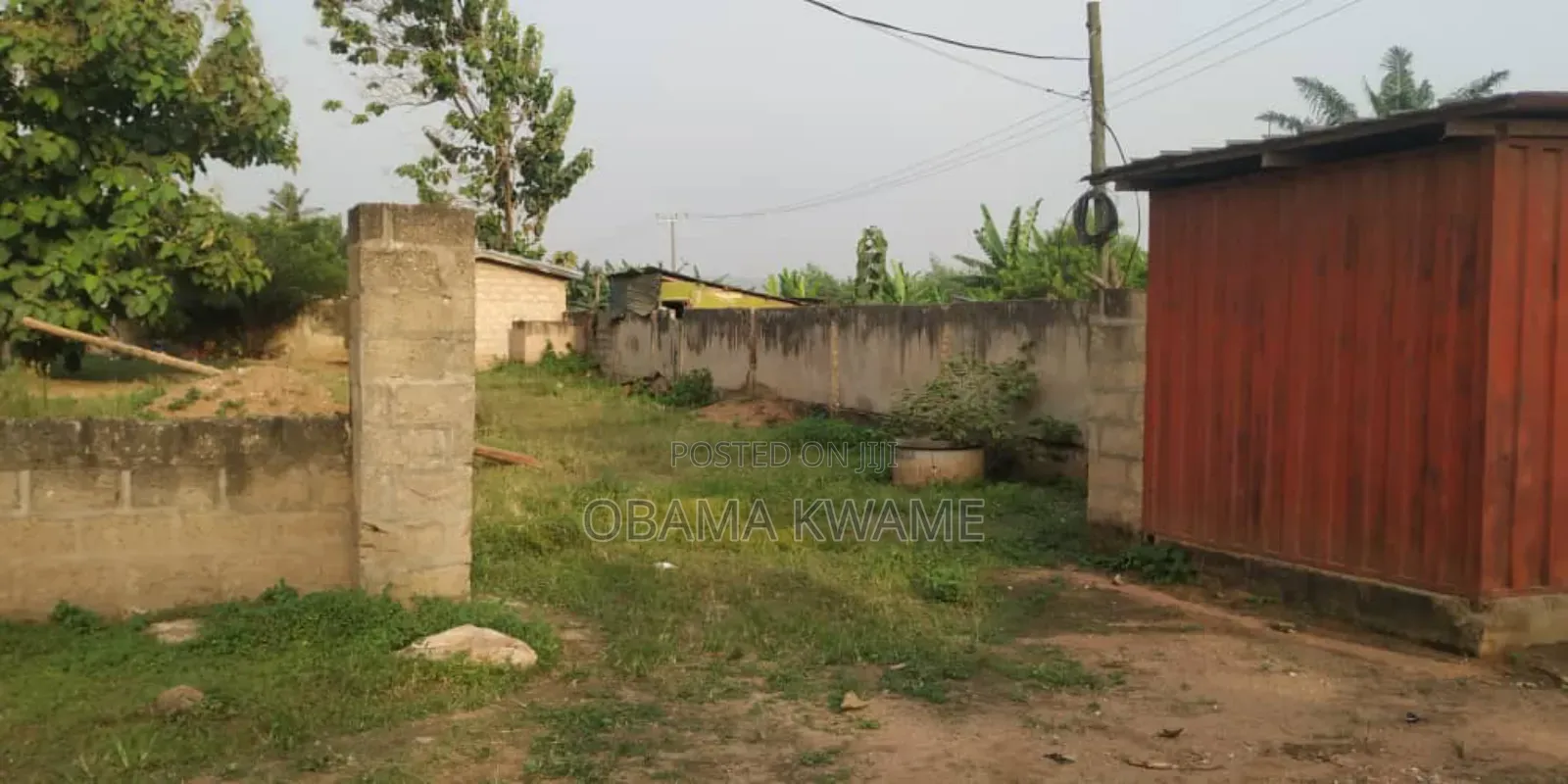 Titled 2 Plots of Land for Sale at Amasaman China Mall Area
