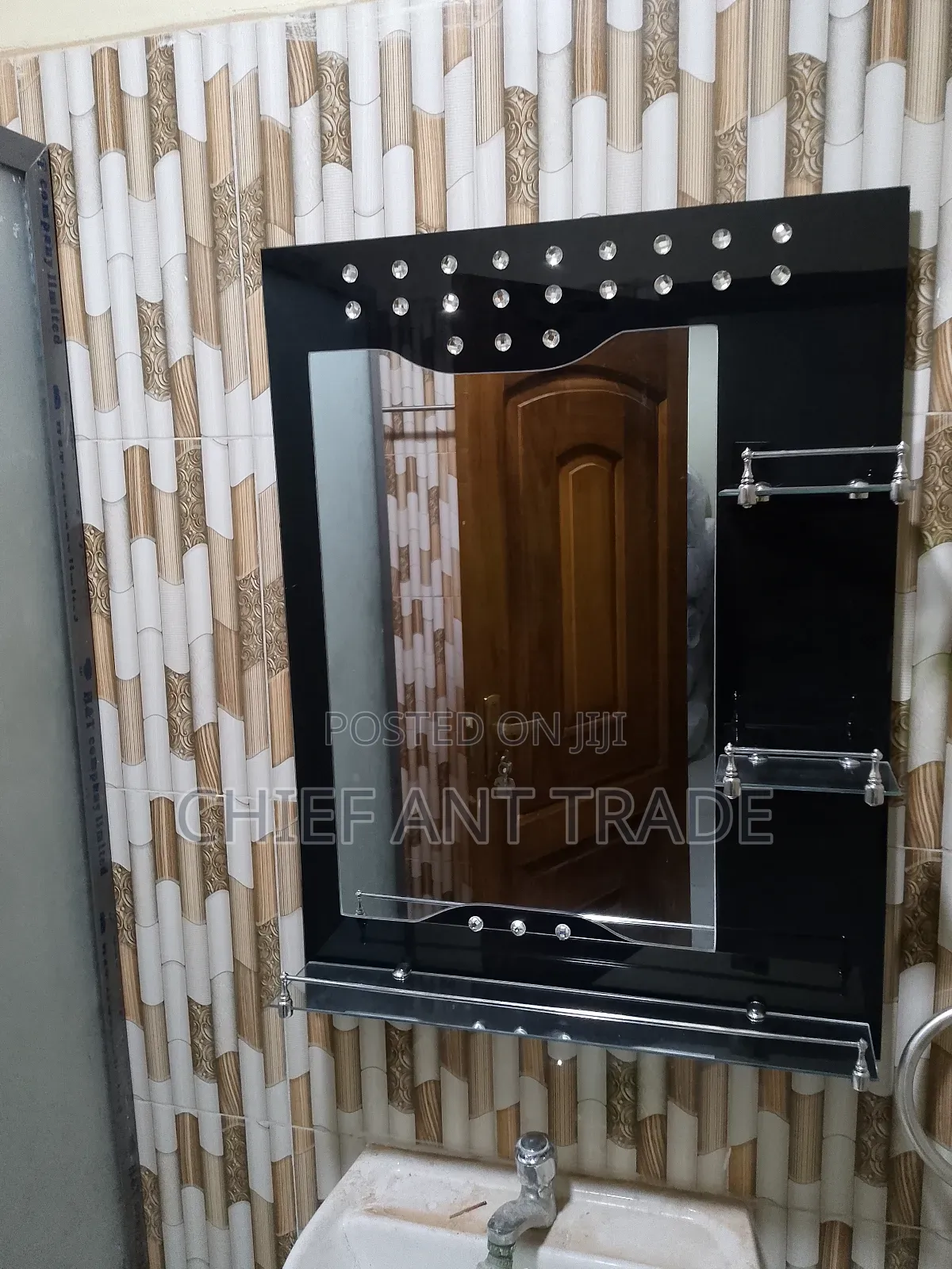 Bathroom Mirror With Shelves Bdl-2155