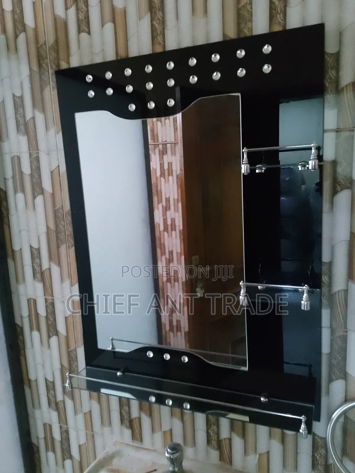 Bathroom Mirror With Shelves Bdl-2155