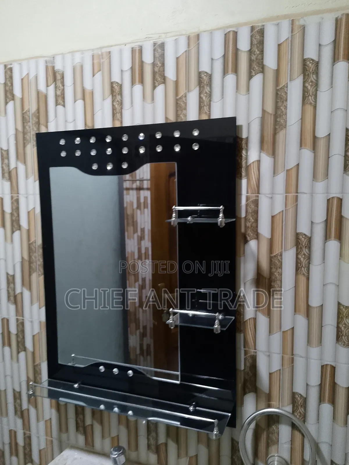 Bathroom Mirror With Shelves Bdl-2155