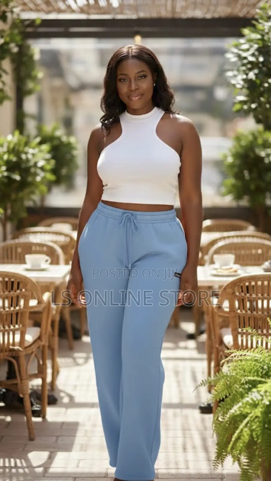 Crop Top With Joggers