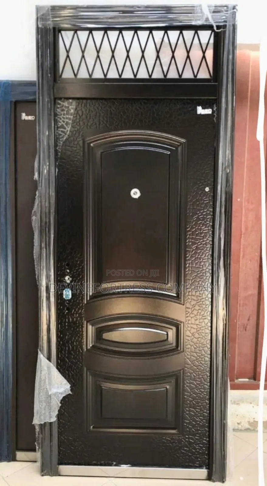 Quality Fanlight Security Door Single 912