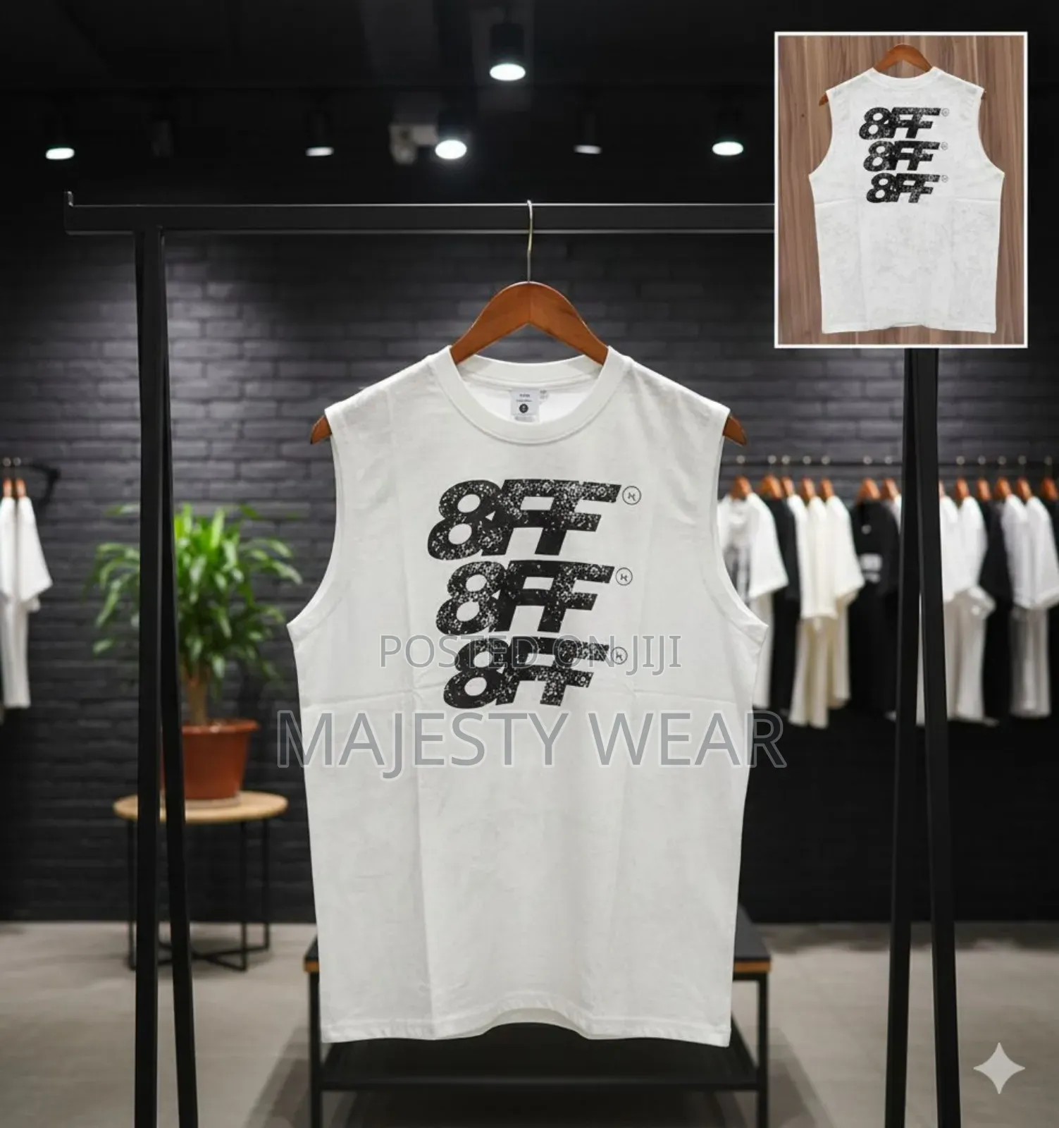 Round Neck Sleeveless Shirts for Men