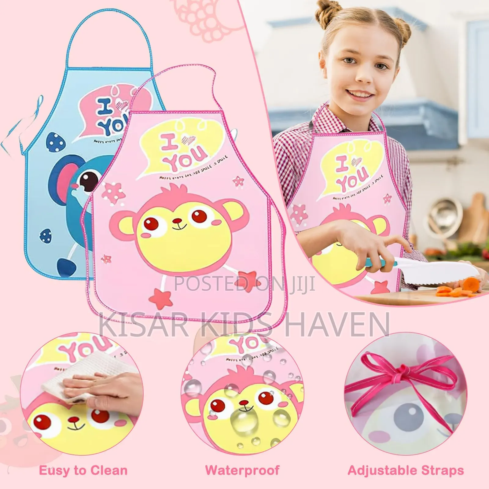Kids Apron 1 To 6 Years ( Rubber)