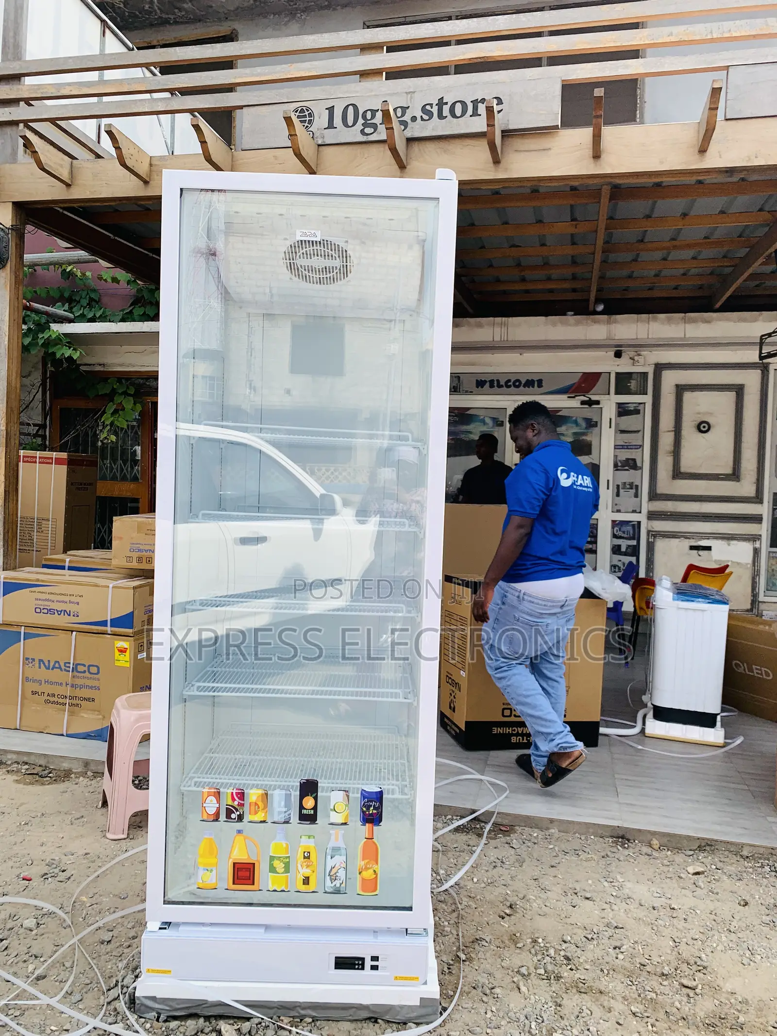 Mesmeric New Zara -600dfg 591l Display Fridge Single Door