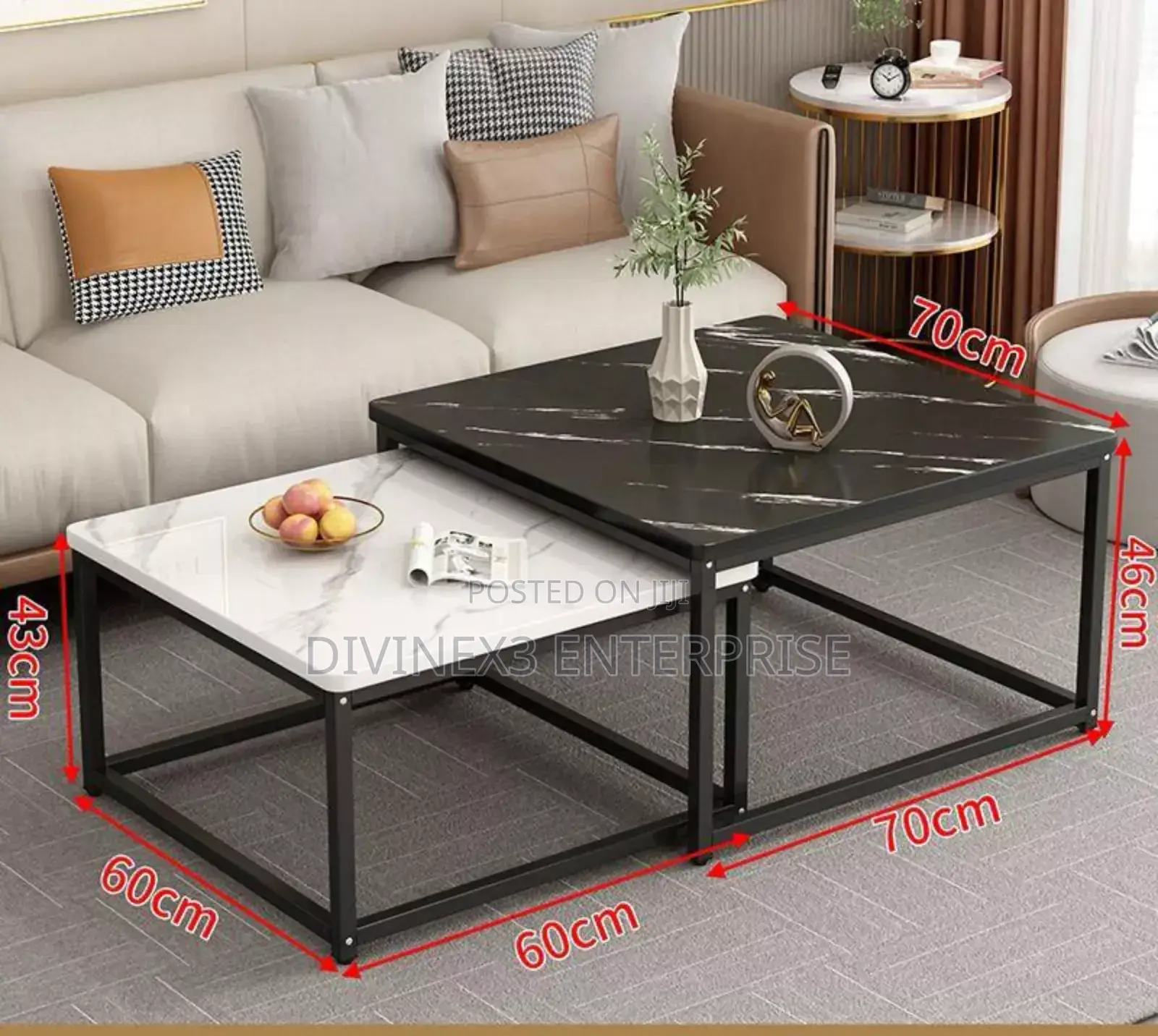 Morden Design Center Table 2 in 1