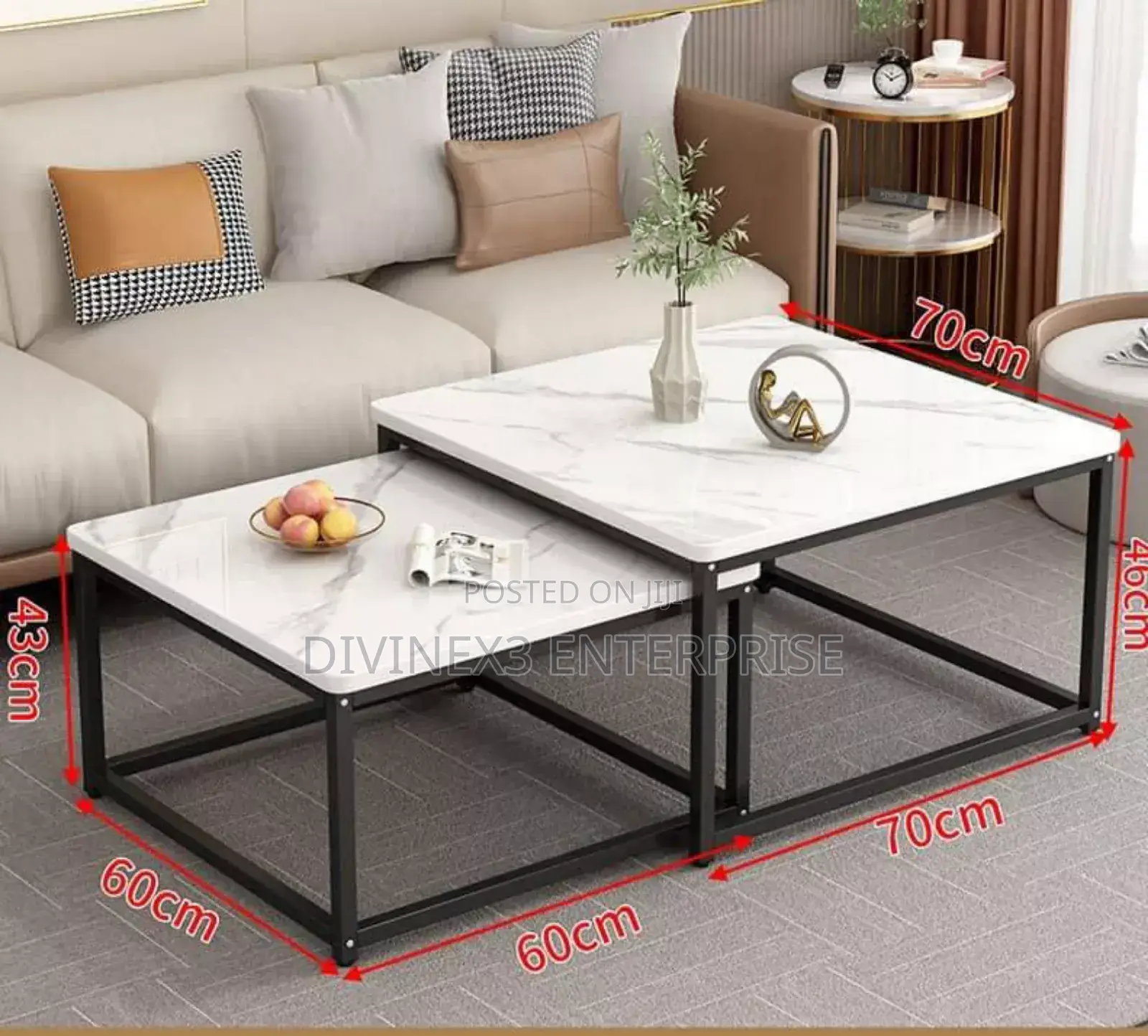 Morden Design Center Table 2 in 1