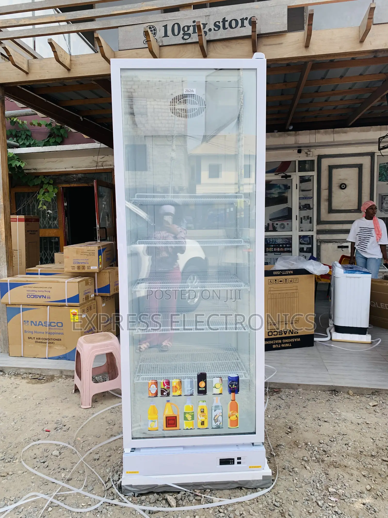 Better Deals on Zara 600dfg Single Door Display Fridge 59
