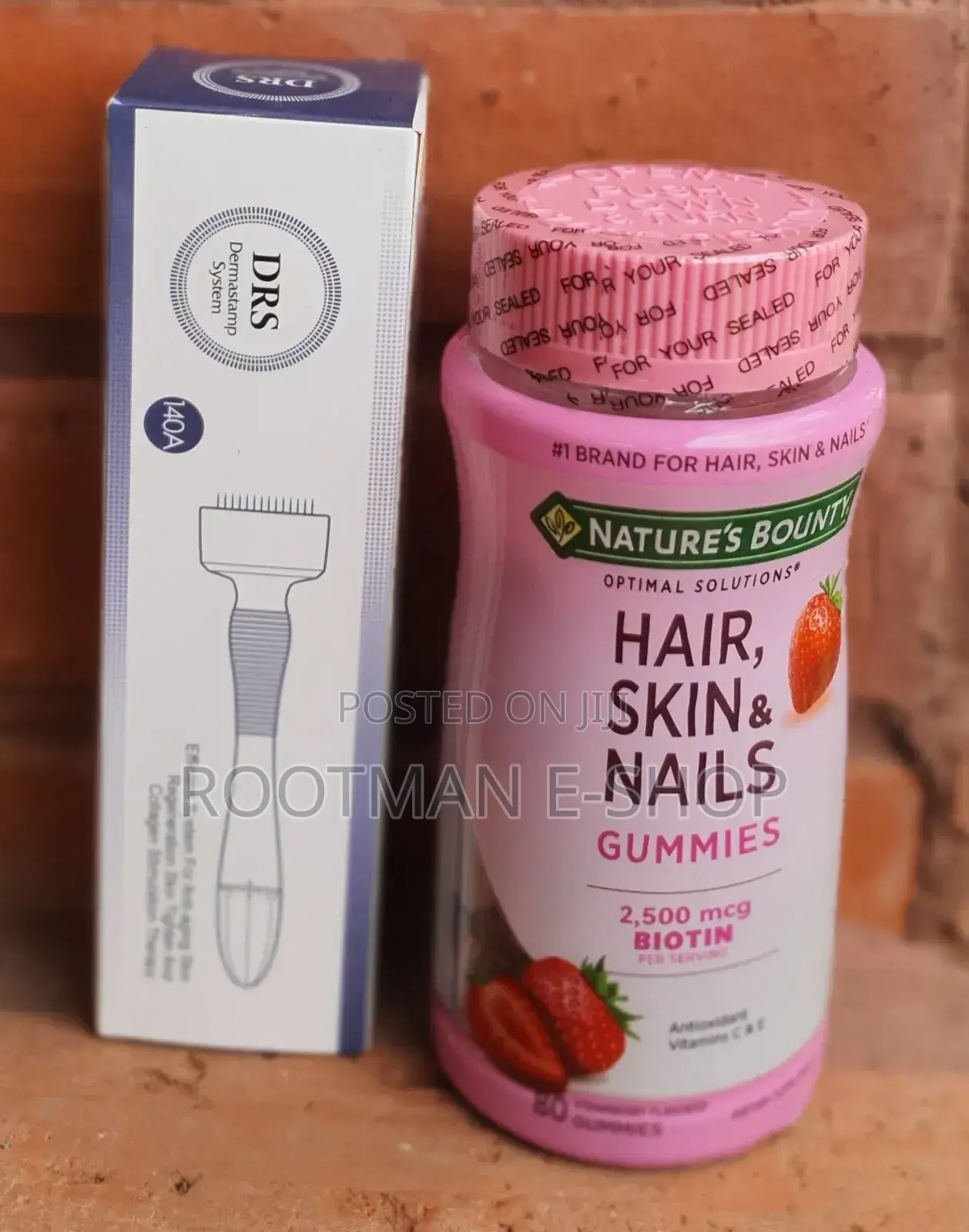 Adjustable Derma Stamp Biotin (2500mcg) - Balding Hairline