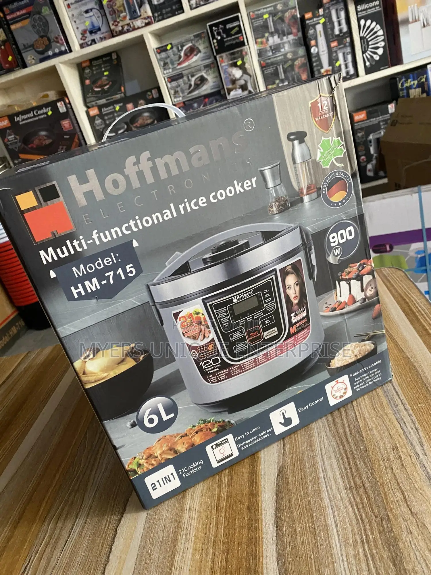 Flexible Lifestyle Hoffman 900w Rice Cooker