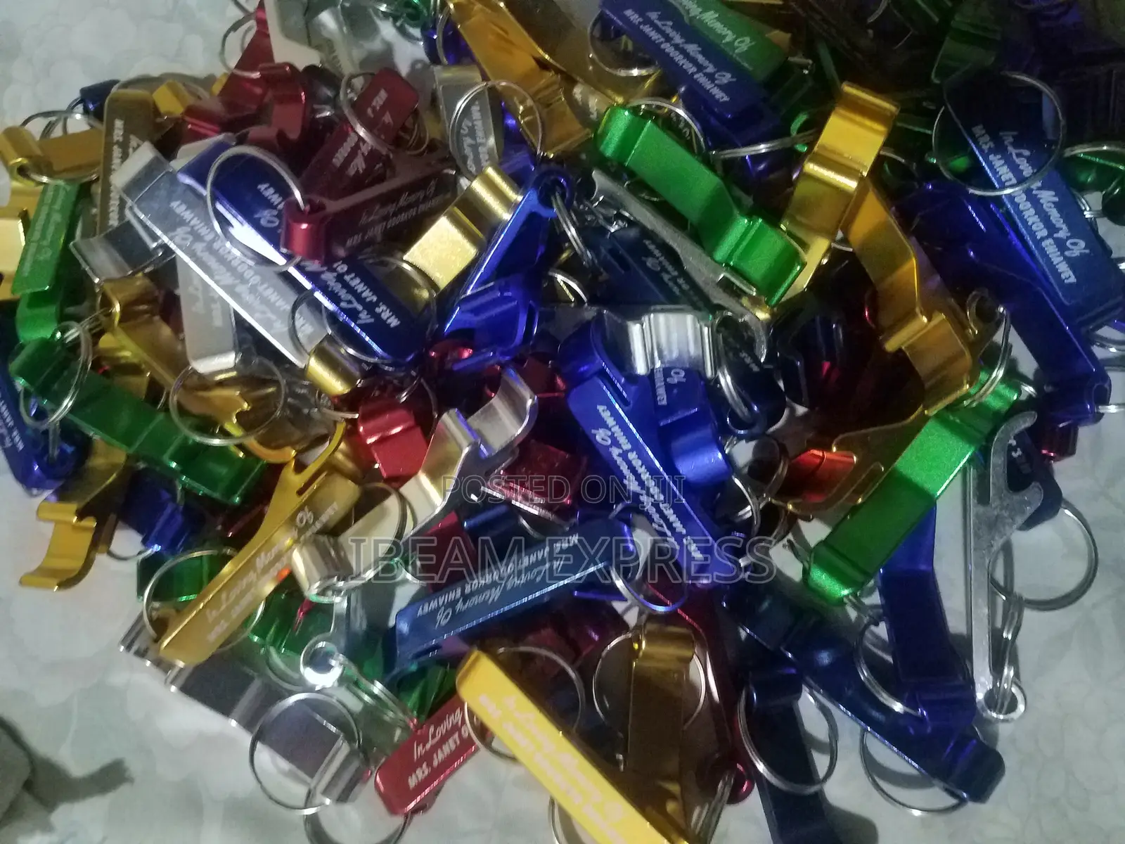 Engraving on Key Rings