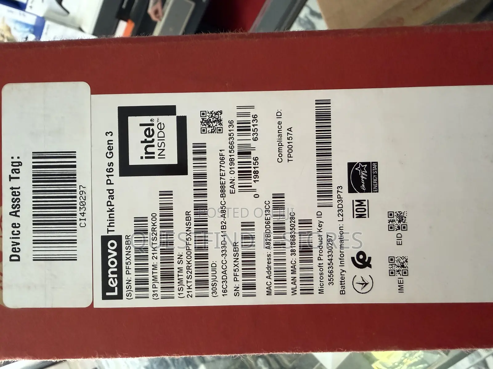 New Laptop Lenovo 32GB Intel Core Ultra 7 SSD 512GB