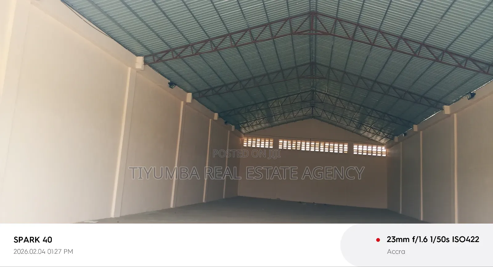 1,300 SQM Warehouse for Rent at Spintex