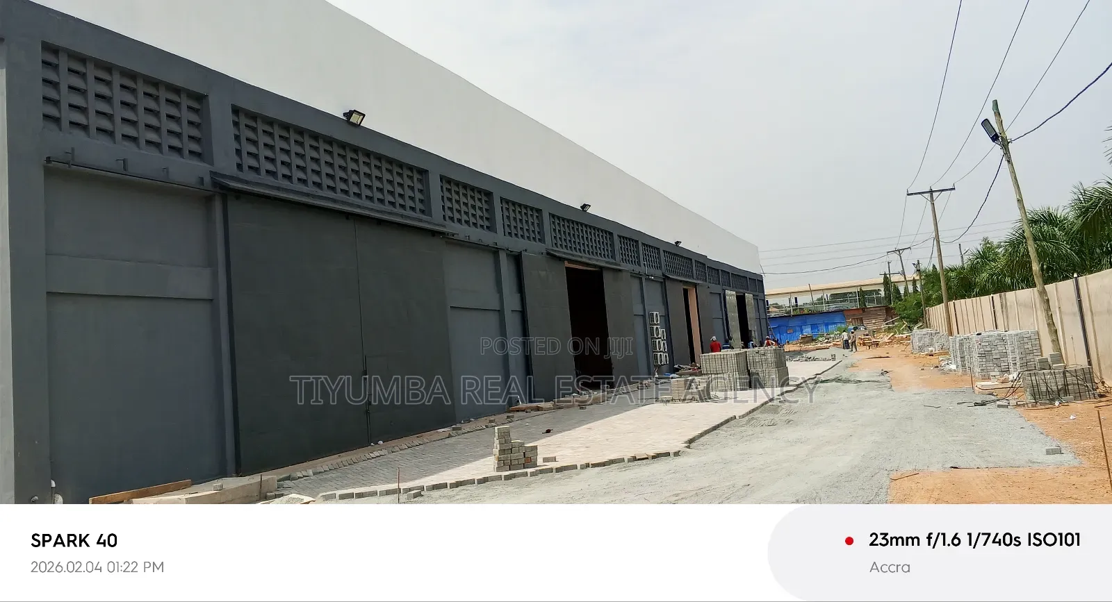 1,300 SQM Warehouse for Rent at Spintex